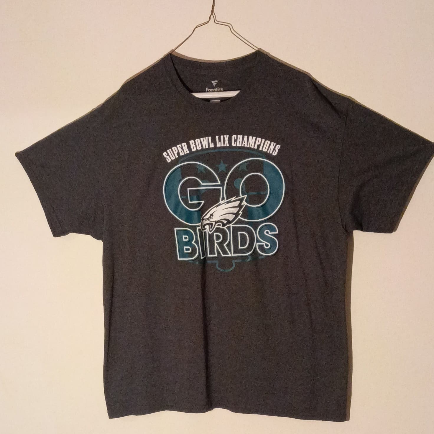 Philadelphia Eagles Super Bowl LIX T-Shirt Men XL Black Short Sleeve Tee New NWT