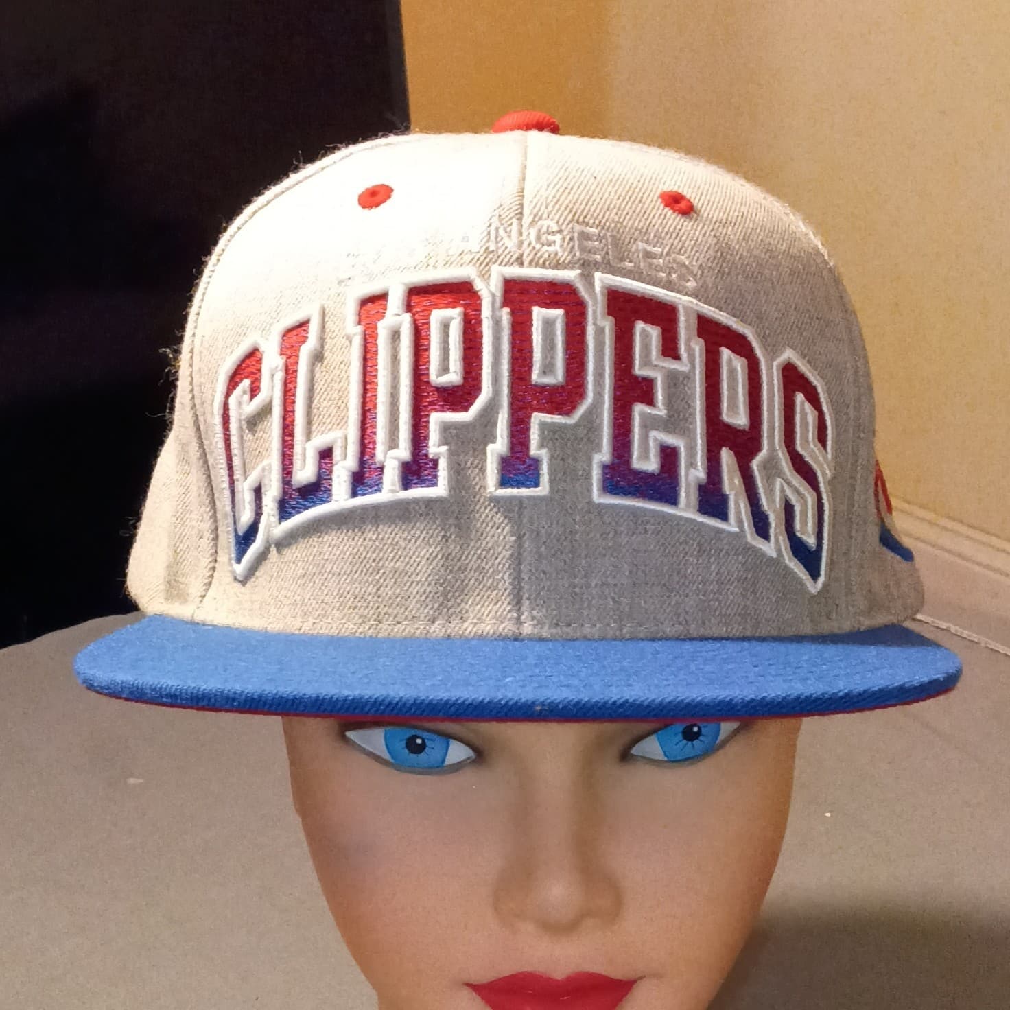 Mitchell And US Snapback Hat Los Angeles Clippers Lac Embroidered On The Side