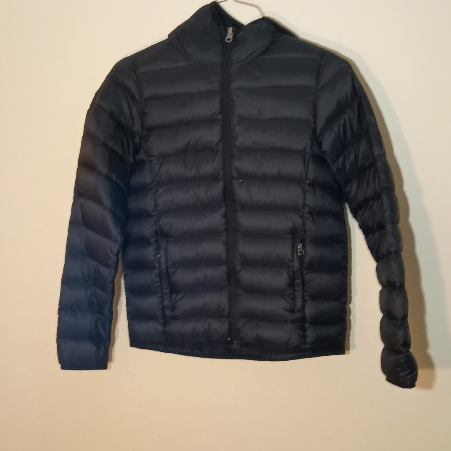 Cabelas Jacket Womens Large Black Puffer Duck Down Full Zip Coat Outdoors