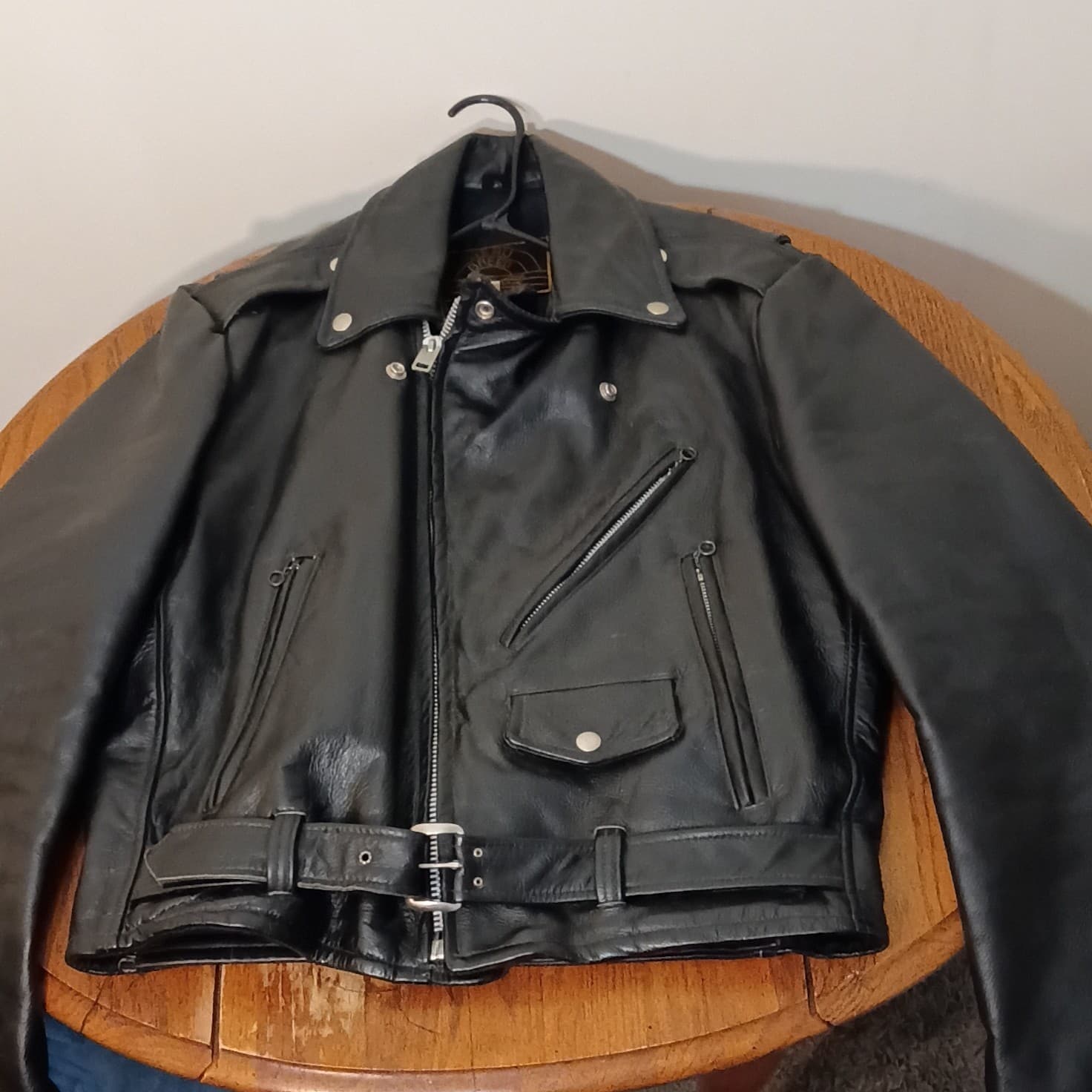 Beau Breed Genuine Leather Bikers Jacket 100% Authentic