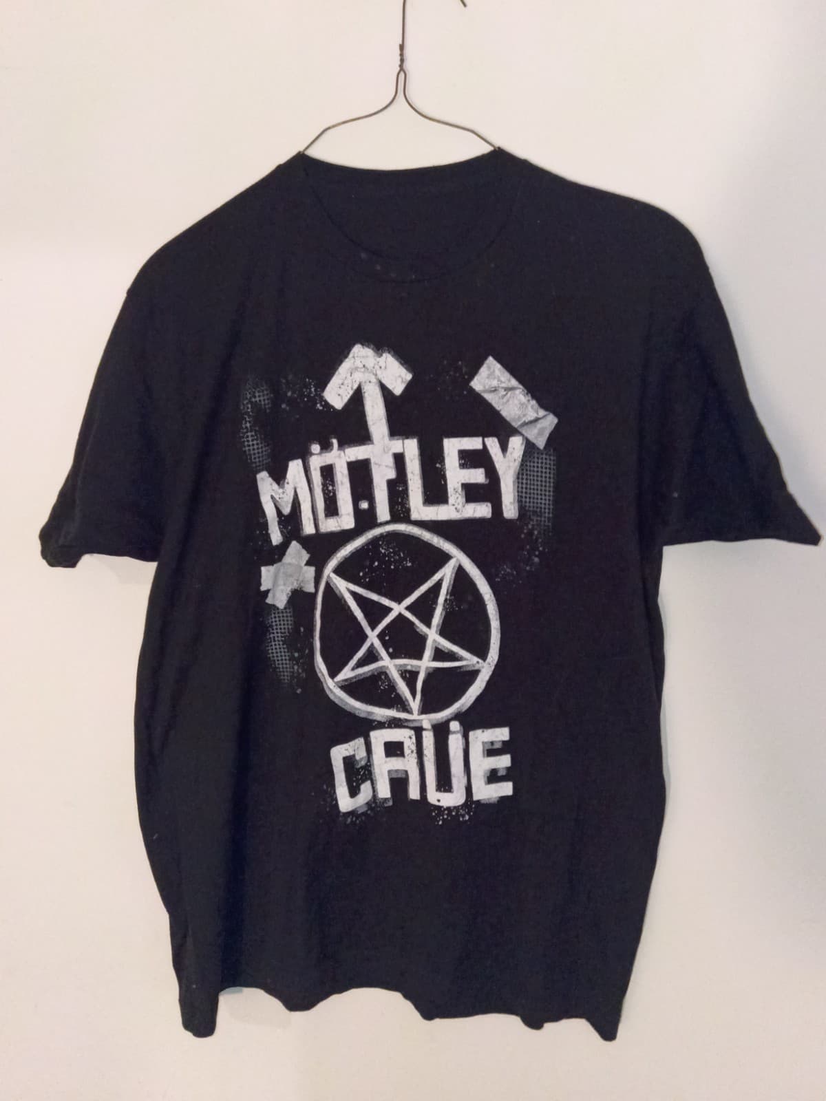 Mötley Crüe Stadium Tour 2022 Black Short Sleeve T-Shirt w/ Back Tour Dates XL