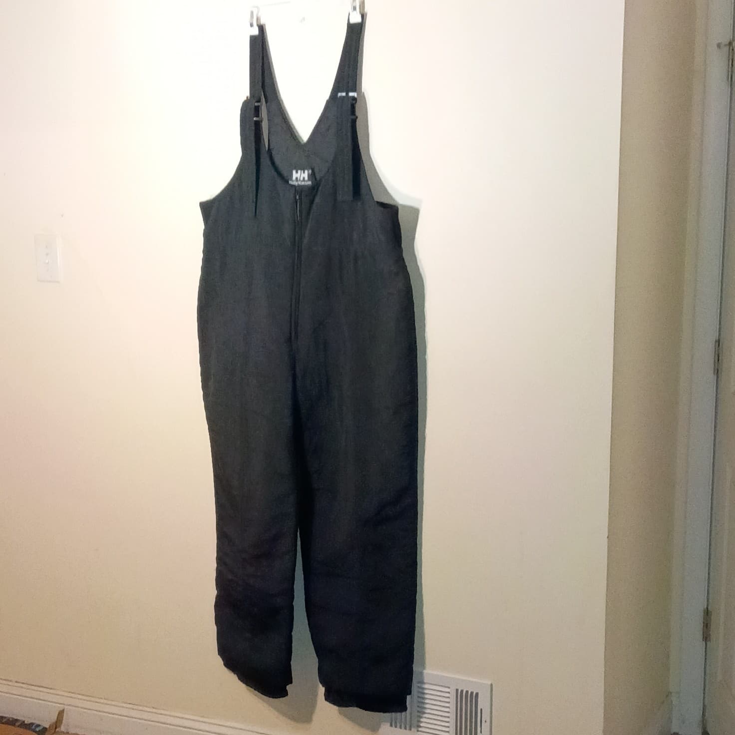 Helly Hansen Insulated Snow Bib Pants Black Nylon/Polyester Unisex XXXL