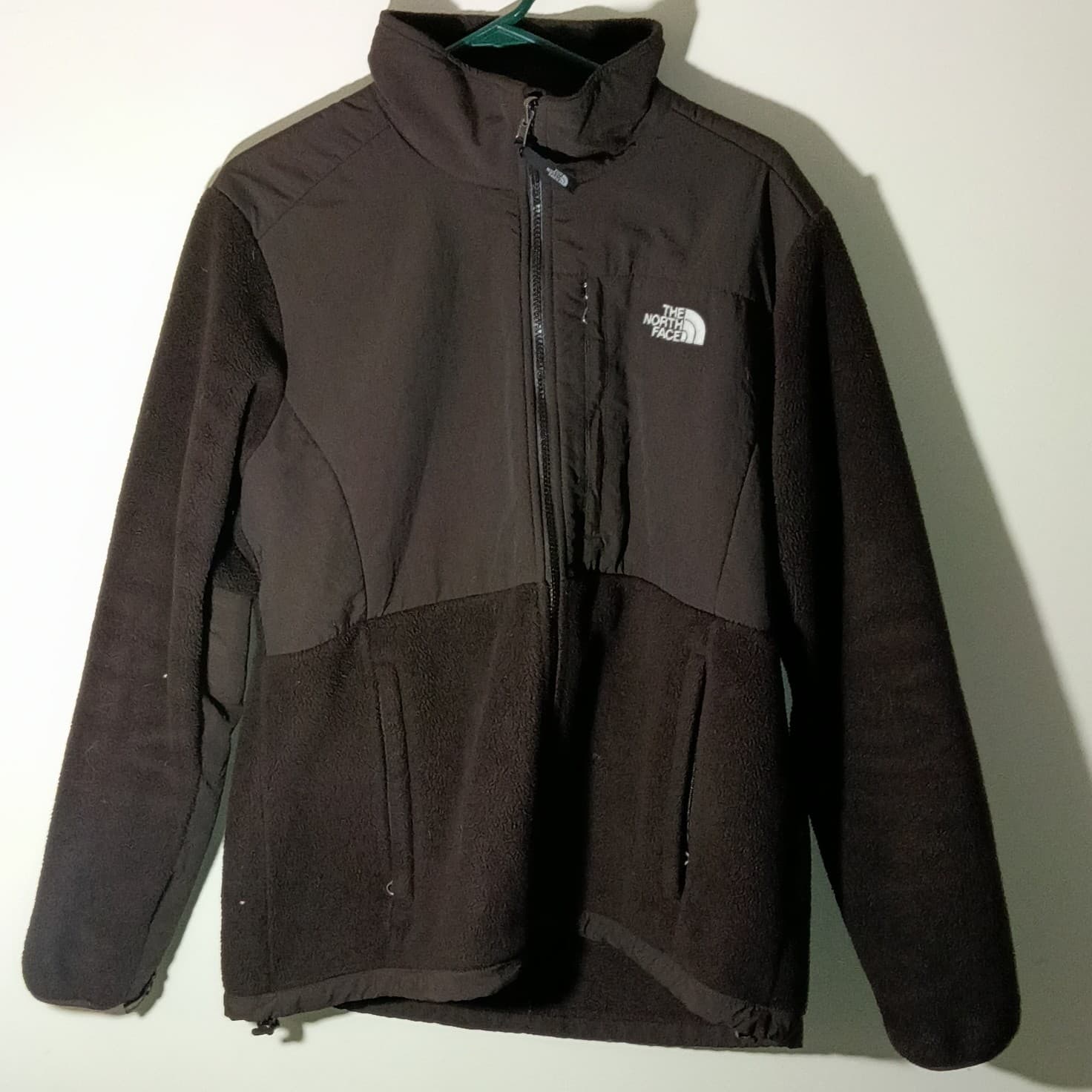 The North Face Denali Womens XL/TG Black Full Zip Jacket Zippered Pockets