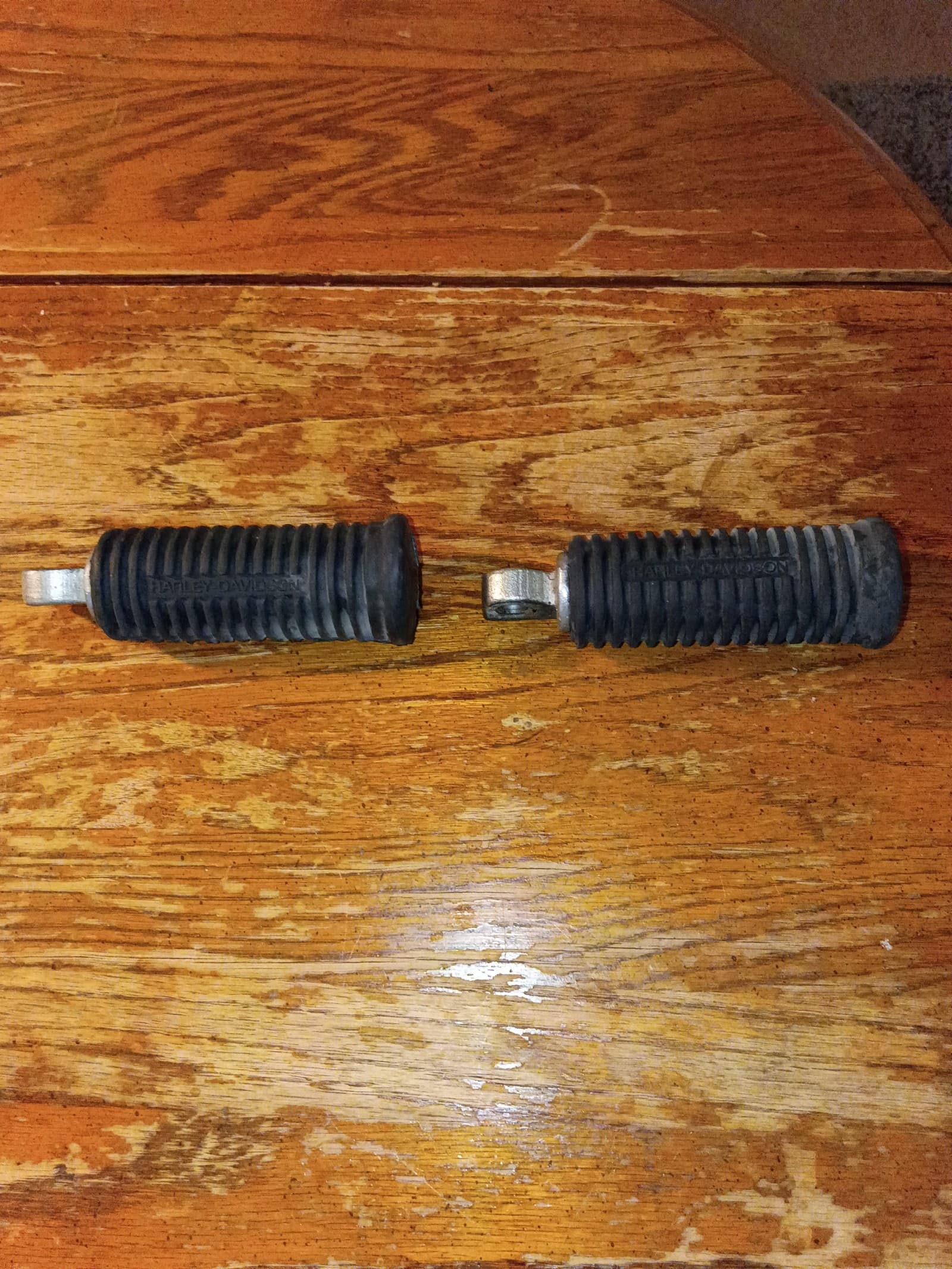 Harley Davidson passenger foot pegs for a sportster.