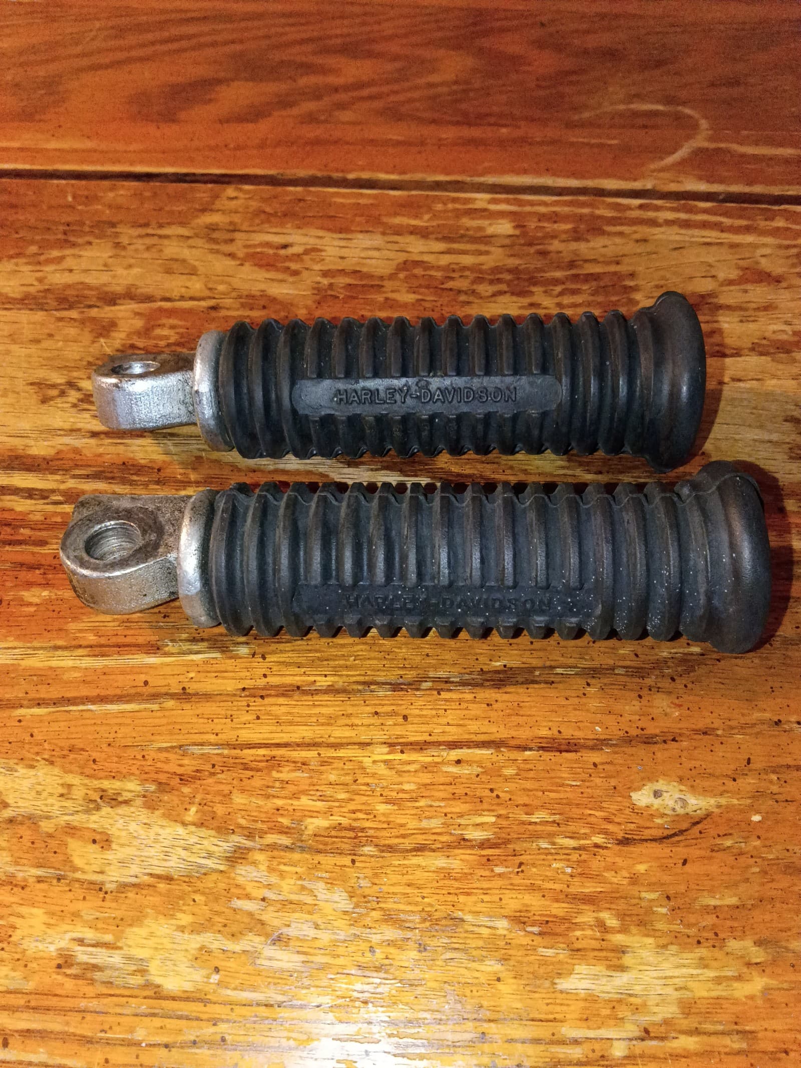 Harley Davidson passenger foot pegs for a sportster.