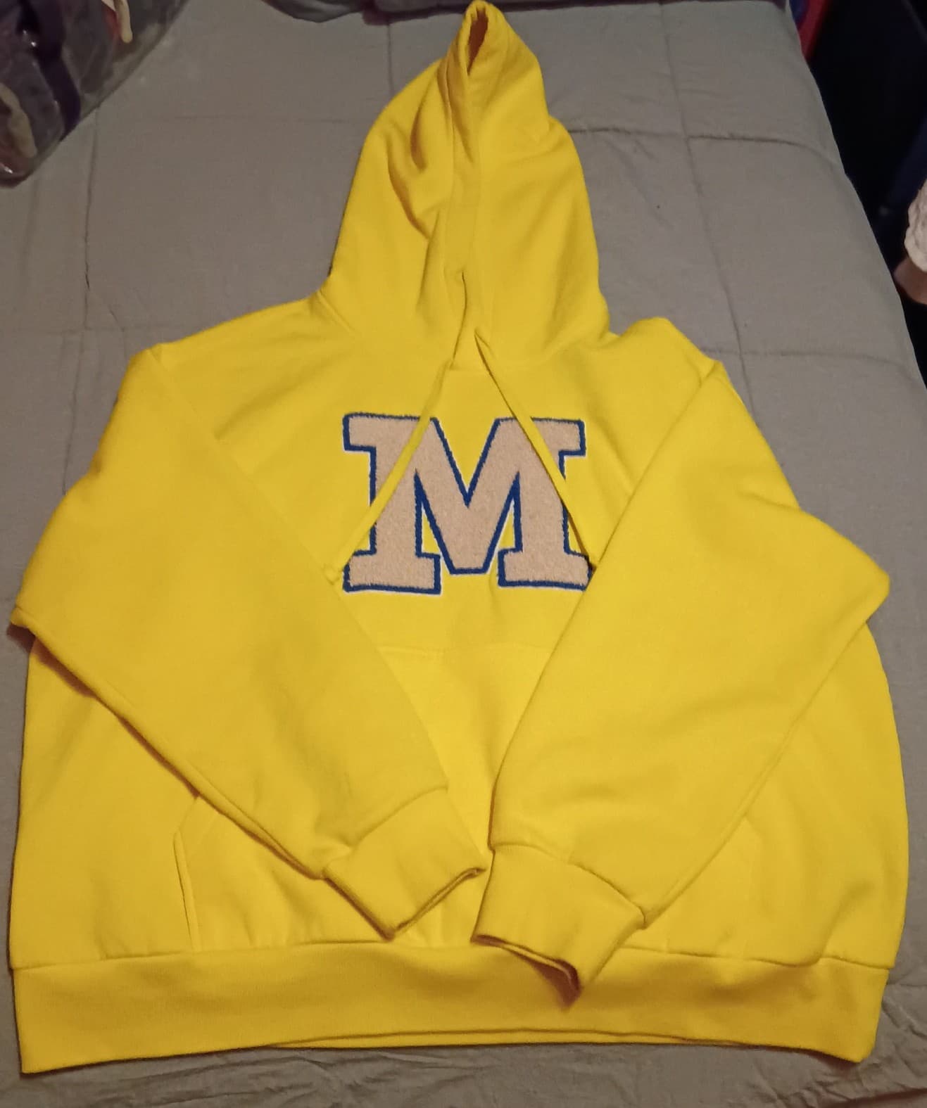 H&M Michigan University football hoodie size large