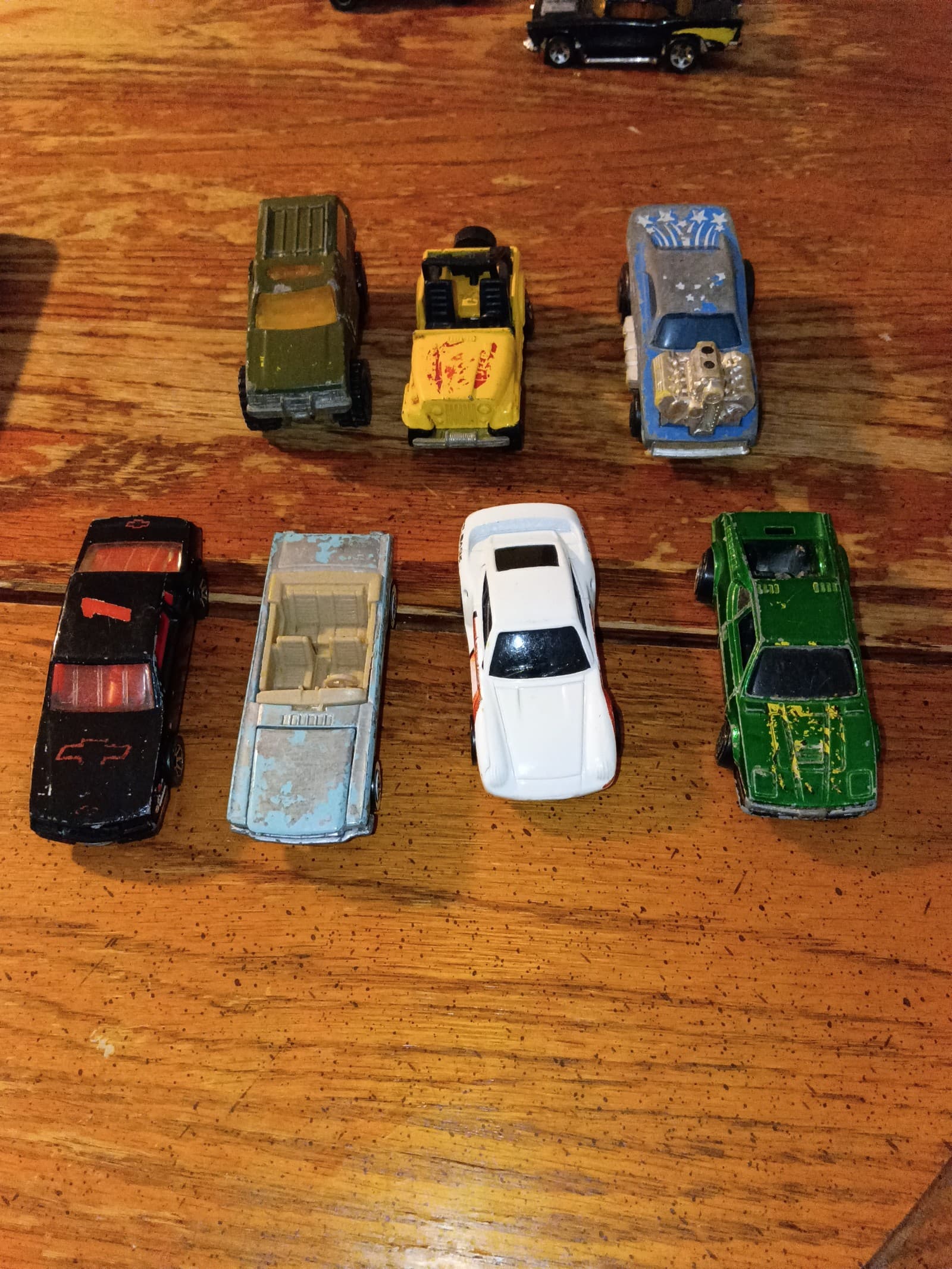 Vintage hot wheels 1980s lot of 7 race cars