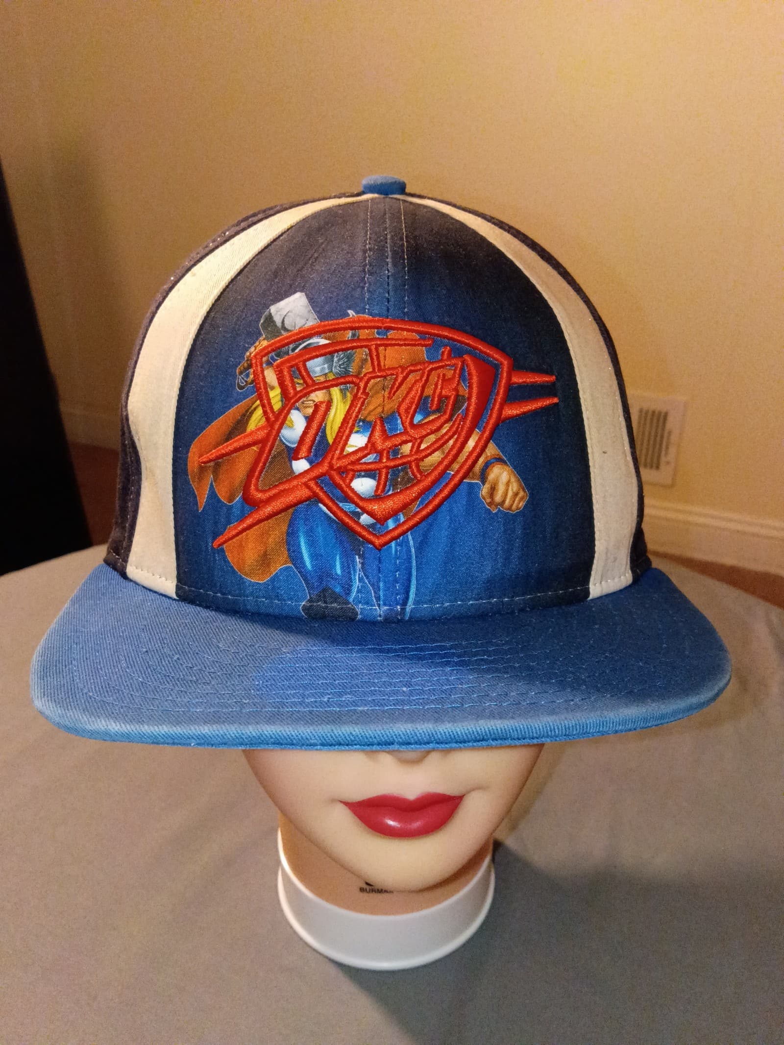 New era snapback Oklahoma City basketball team marvel collab hat