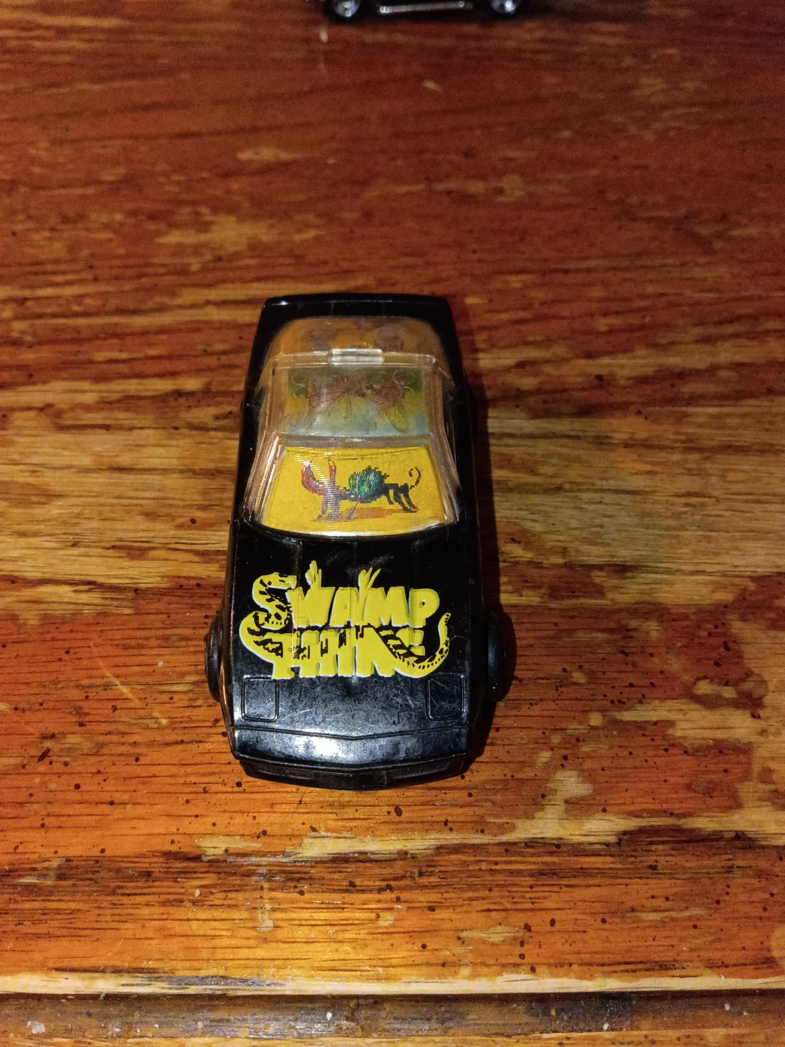 Vintage Majorette toy race car swamp thing Logo