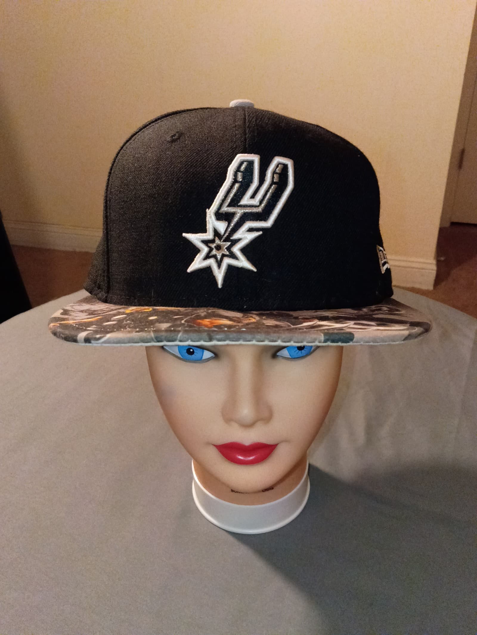 San Antonio Spurs New era fitted hat marvel collab size 7 3/8