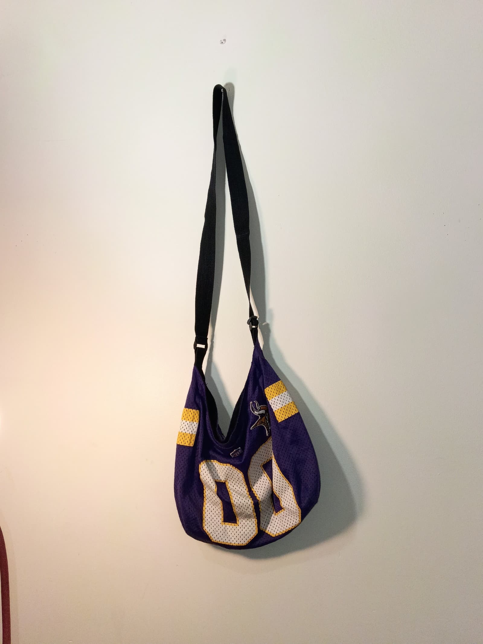 NFL Minnesota Vikings Team Jersey Tote bag logos embroidery