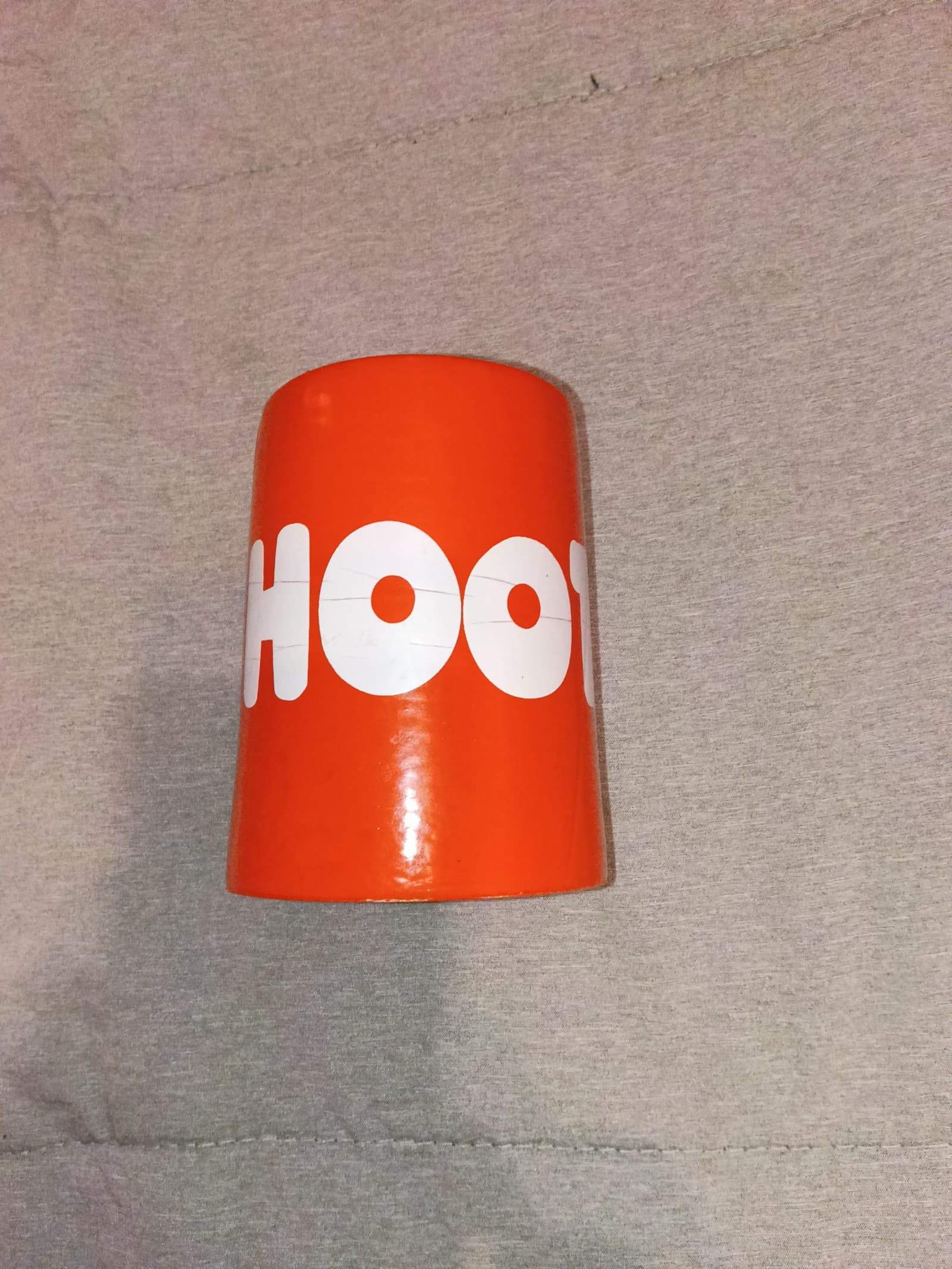 Hooters beer cuzzy color orange