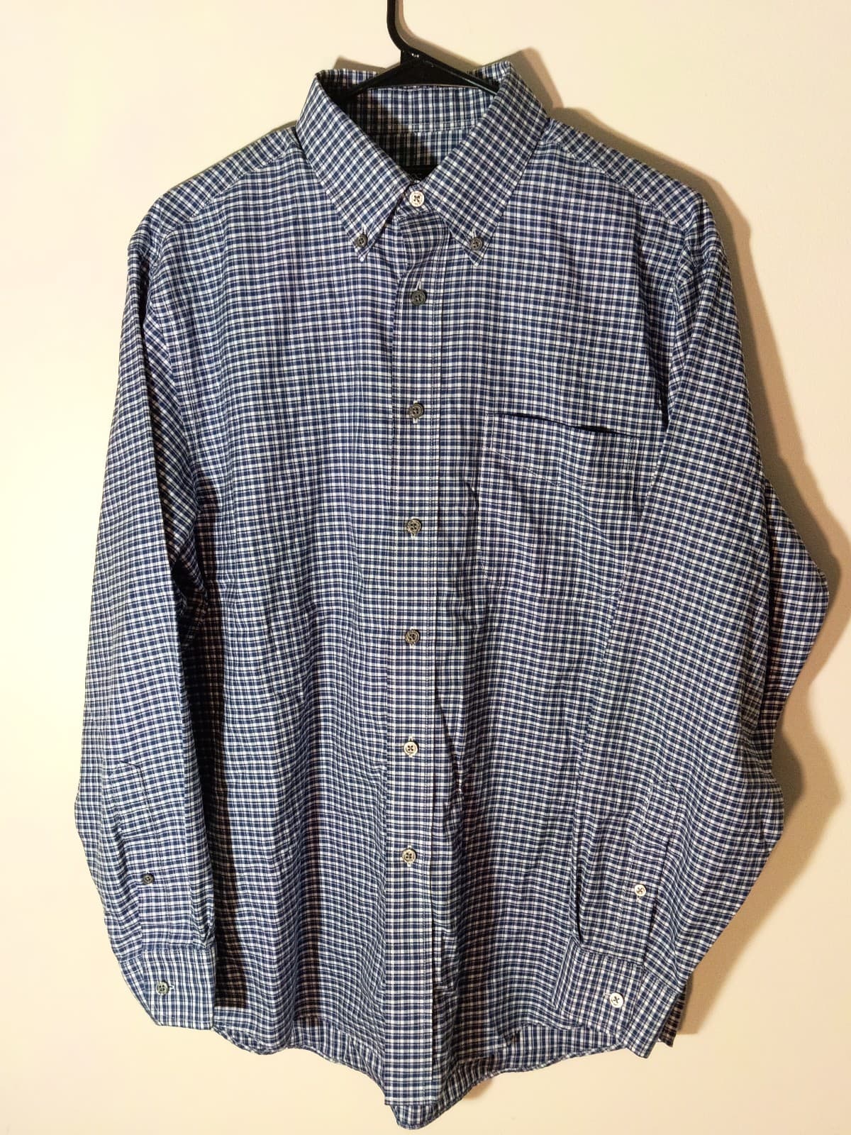 Jos. A. Banks plaid long sleeve button down men's size medium