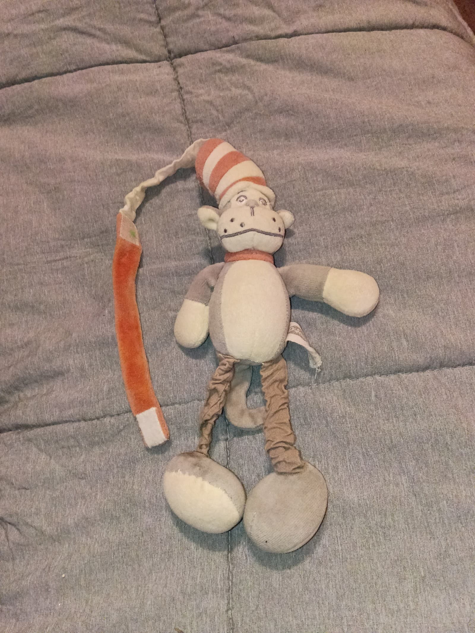 Dr Seuss plush toy cat in the hat