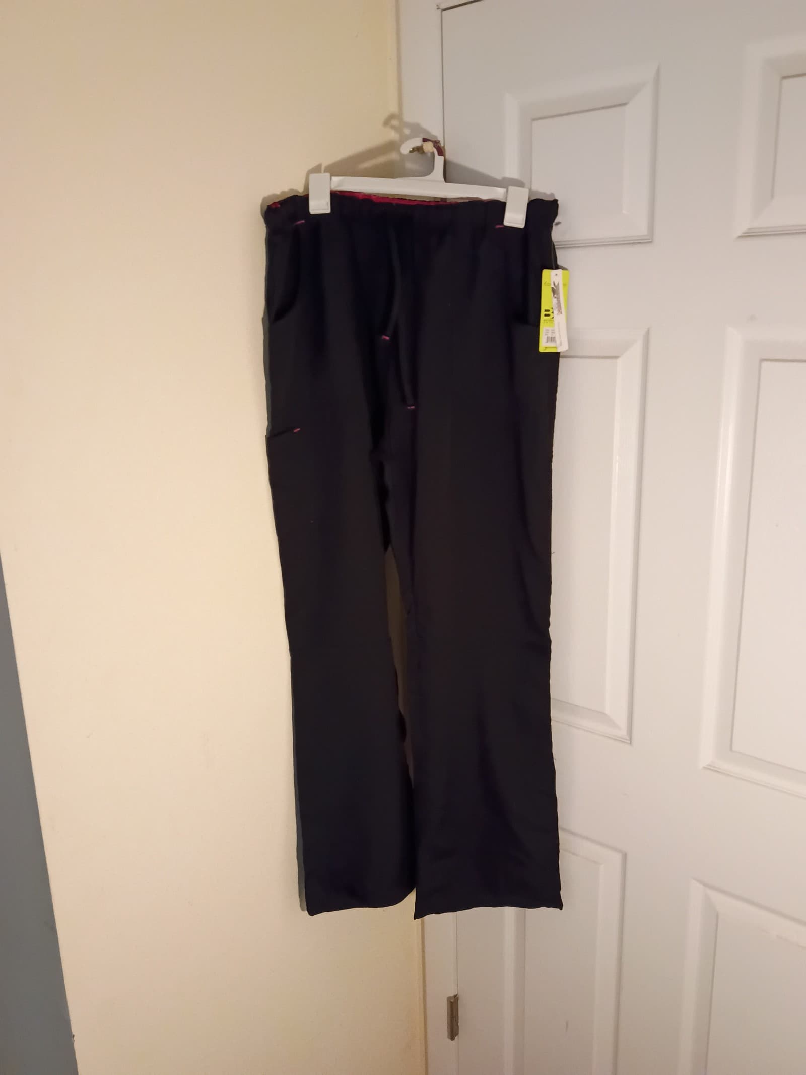 Easy care bhu Beverly hills uniforms scrub pants black women XL