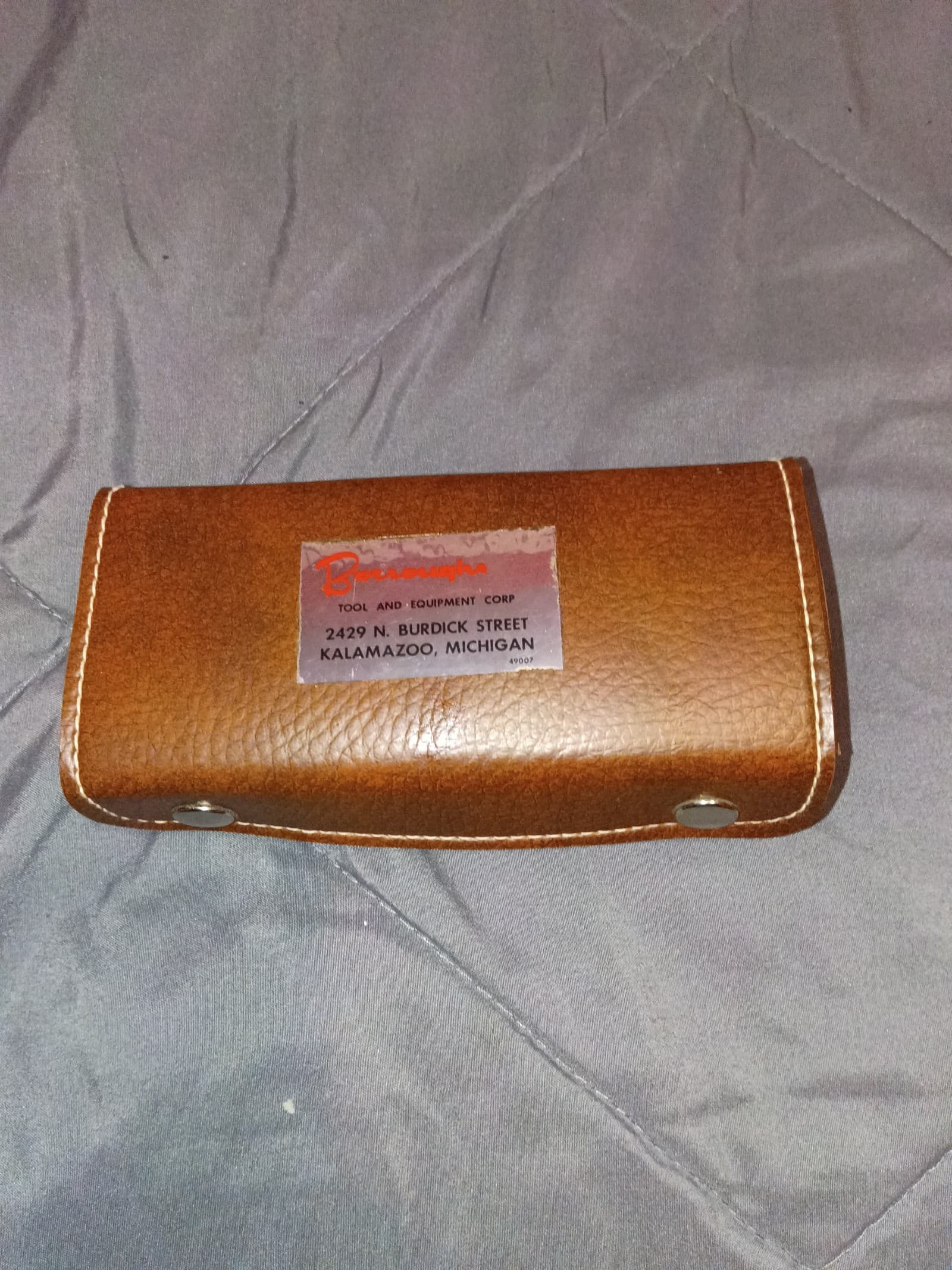 vintage electrical test kit, borroughs brand