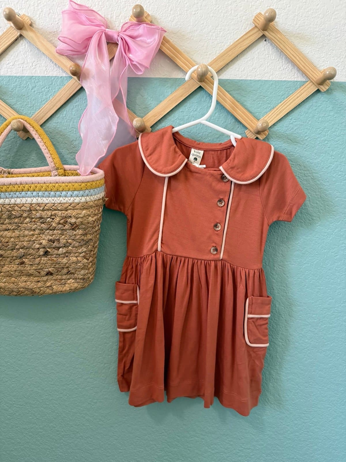 Kate Quinn bamboo apron dress
