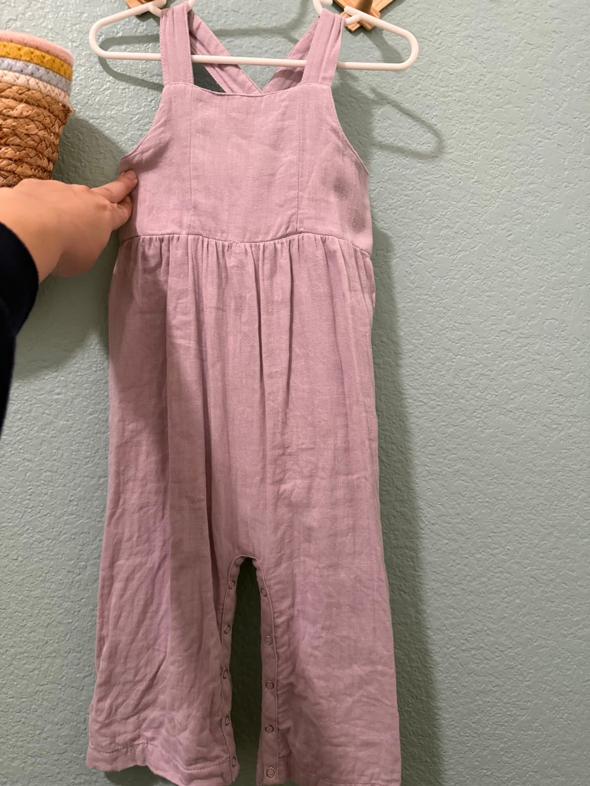 Kate Quinn cotton gauze jumpsuit 24m