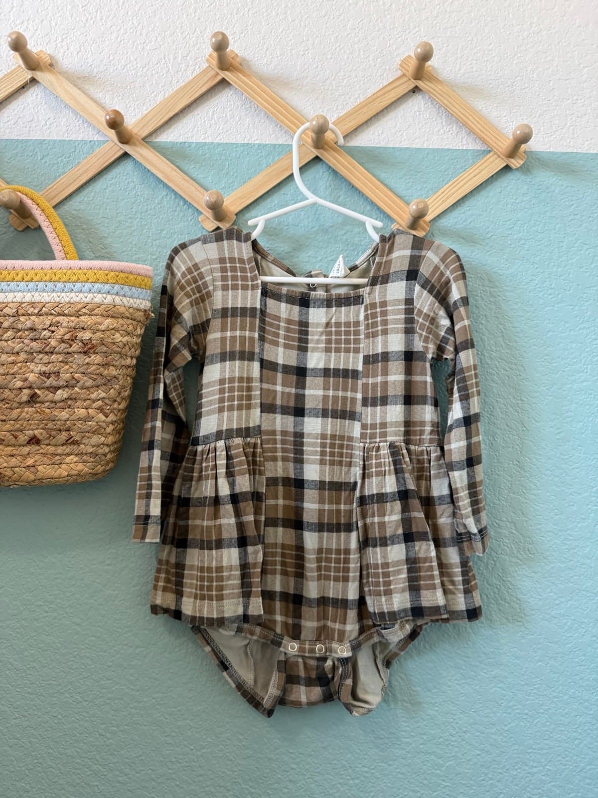 Kate Quinn ranch plaid ballerina bubble