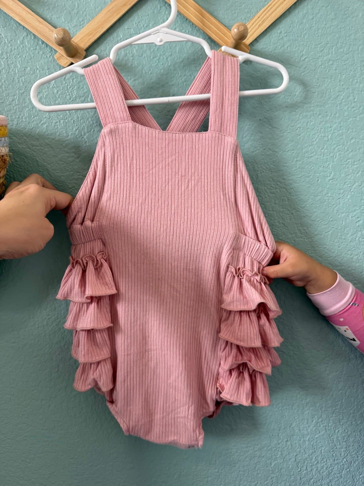 Kate Quinn peony side ruffle bubble
