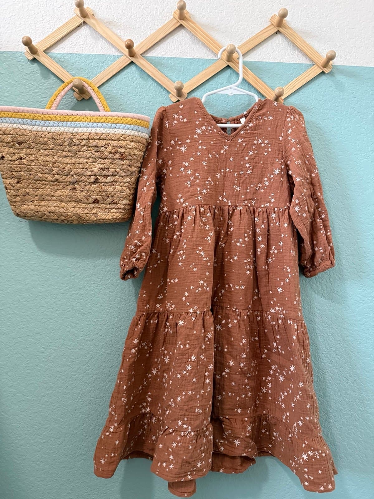 Rylee and Cru gauze dress