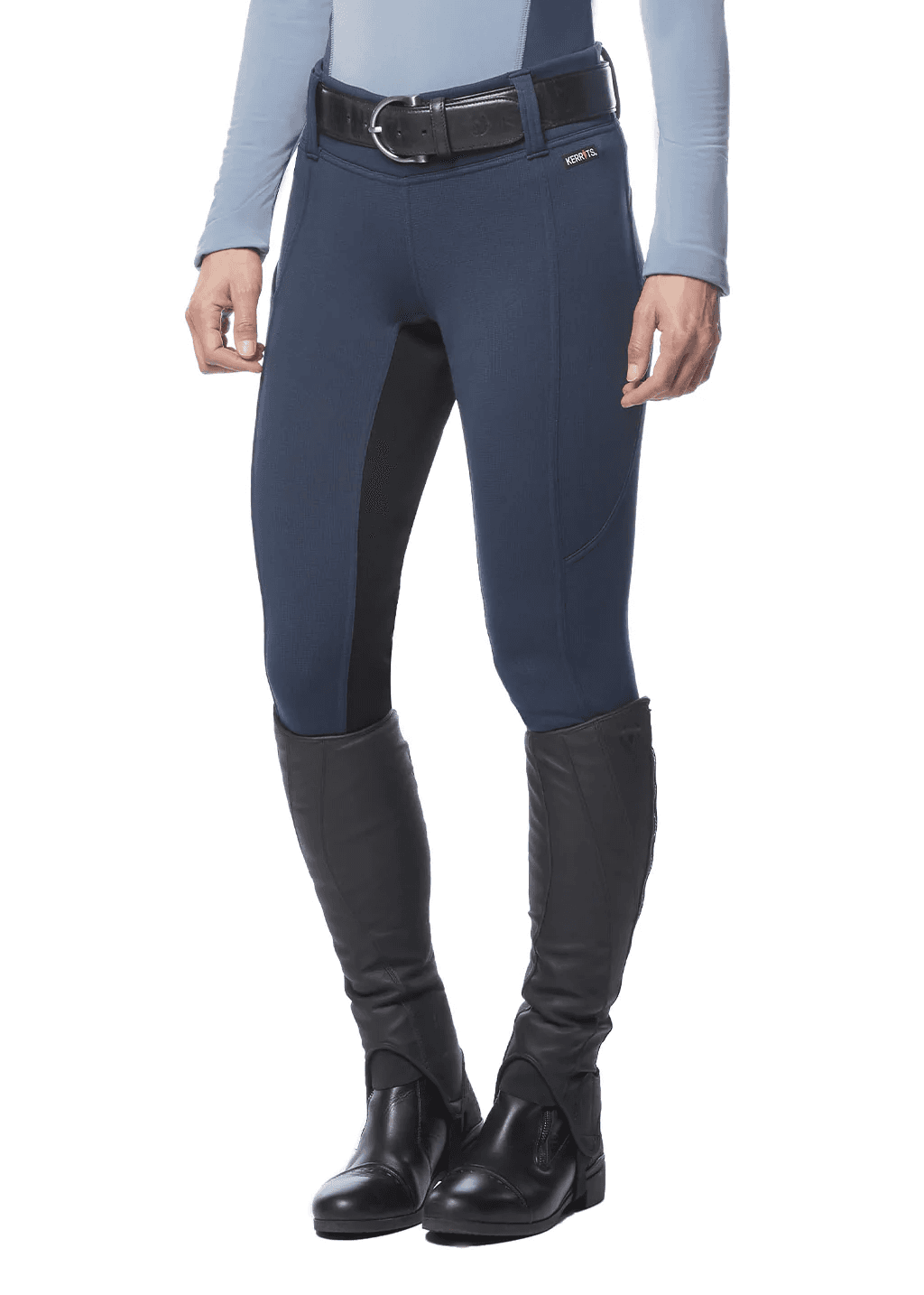 Kerrits Women's size Large Polartec Fleece Sit Tight Wind Pro Full Seat Tight z