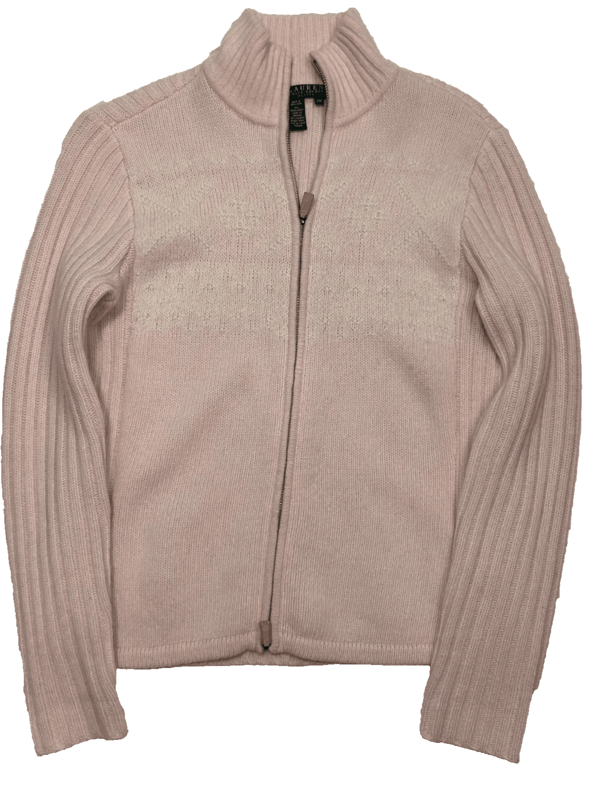 RLR Ralph Lauren Womens size P M Petite Merino Wool Angora Cardigan Sweater a2
