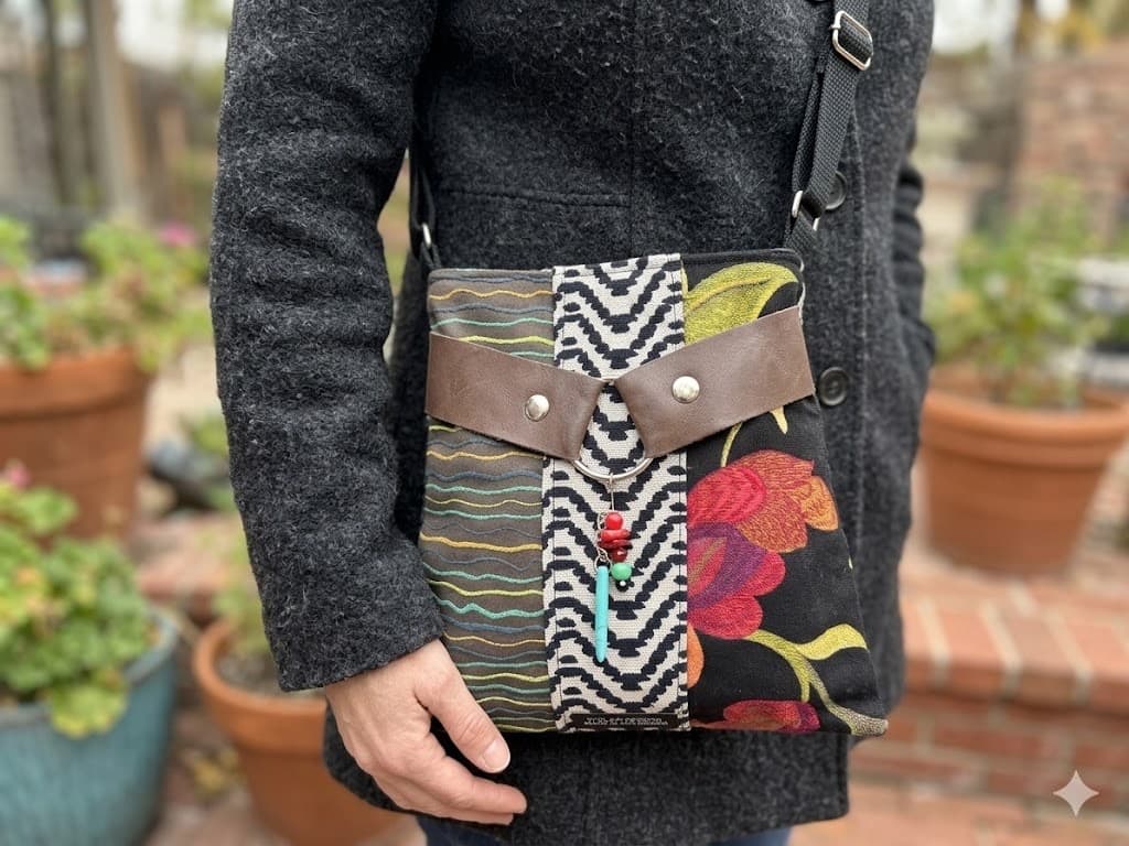 St. Clair Designs Handmade in Colorado Crossbody Bag Boho Festival Fun Purse