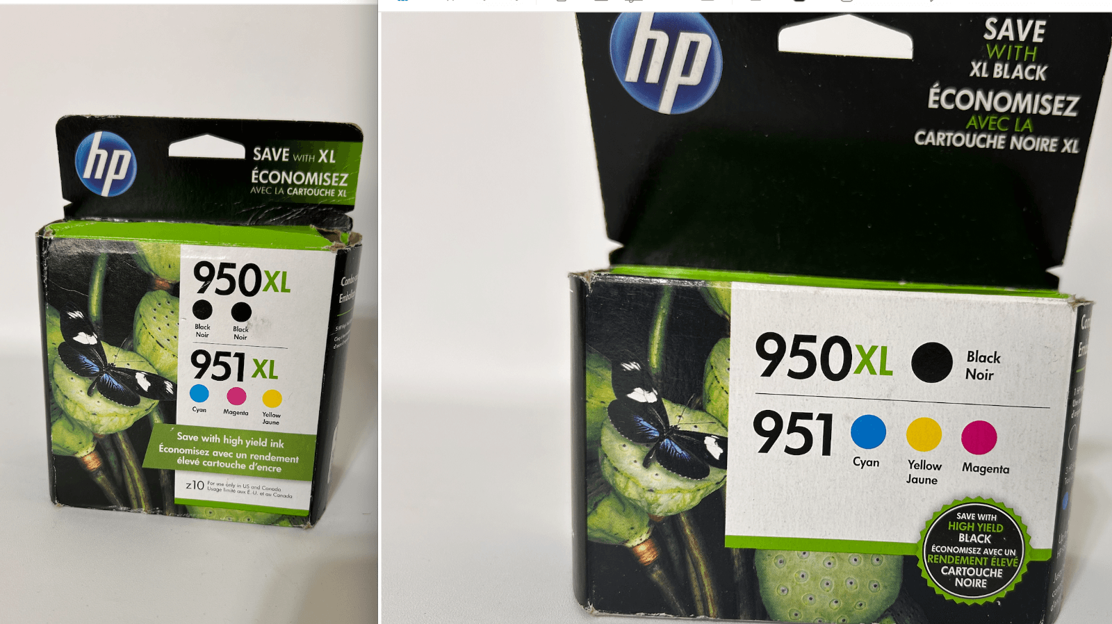 9 PACK HP GENUINE 950XL Black & 951XL Color Ink OFFICEJET PRO 8630 SEALED Exprie