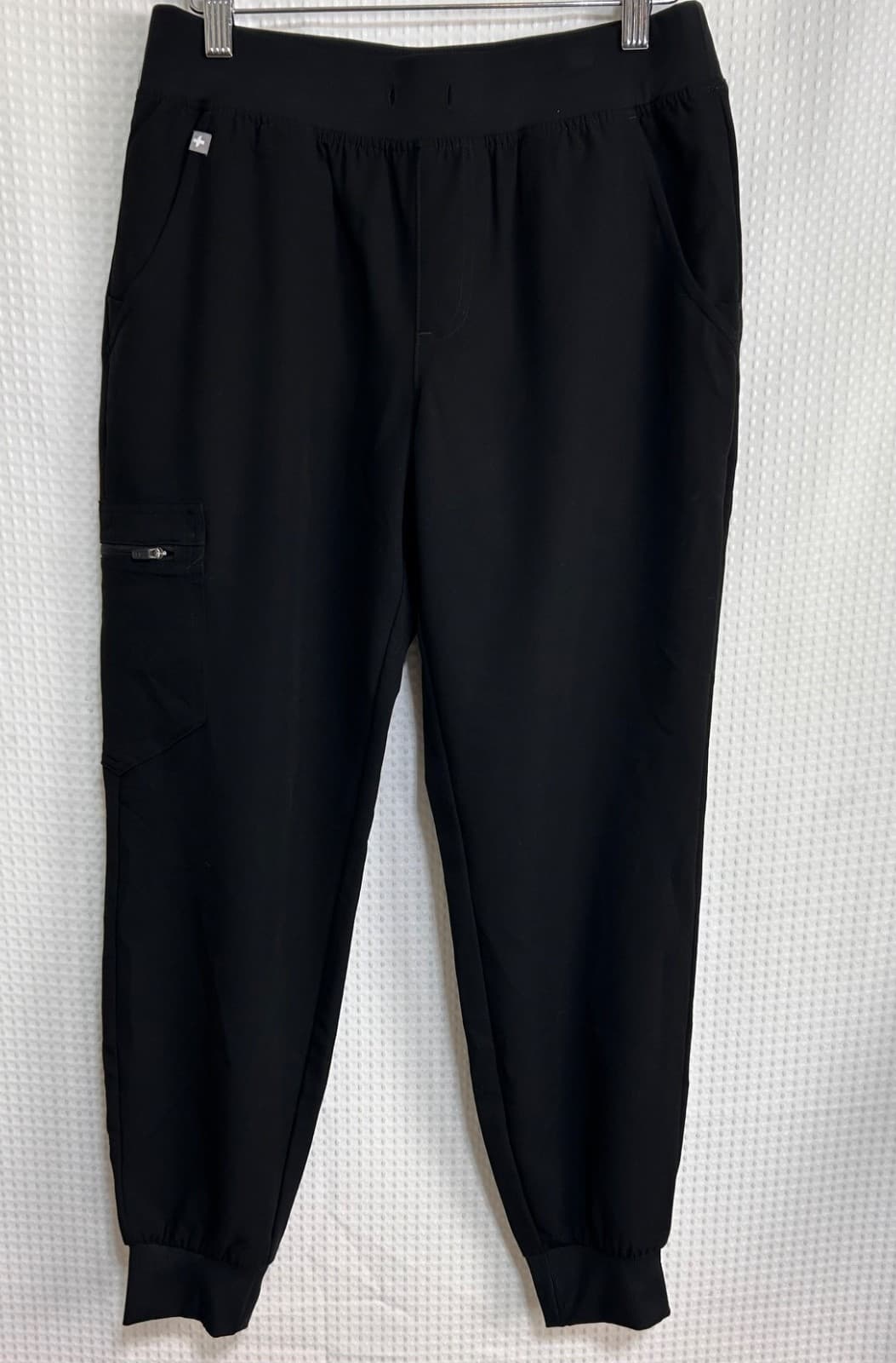 FIGS Black Zamora Jogger Scrub Pants Women's Small Technical Collection x