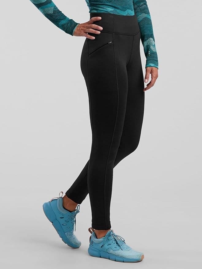 Title Nine Women's Small Polartec Crash Tights Black Pants Fleece x