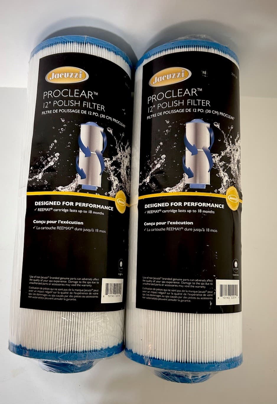 Proclear II Polish 12” Filter 2540-387 Jacuzzi Reenay Cartridge Lasts Up To 18 M