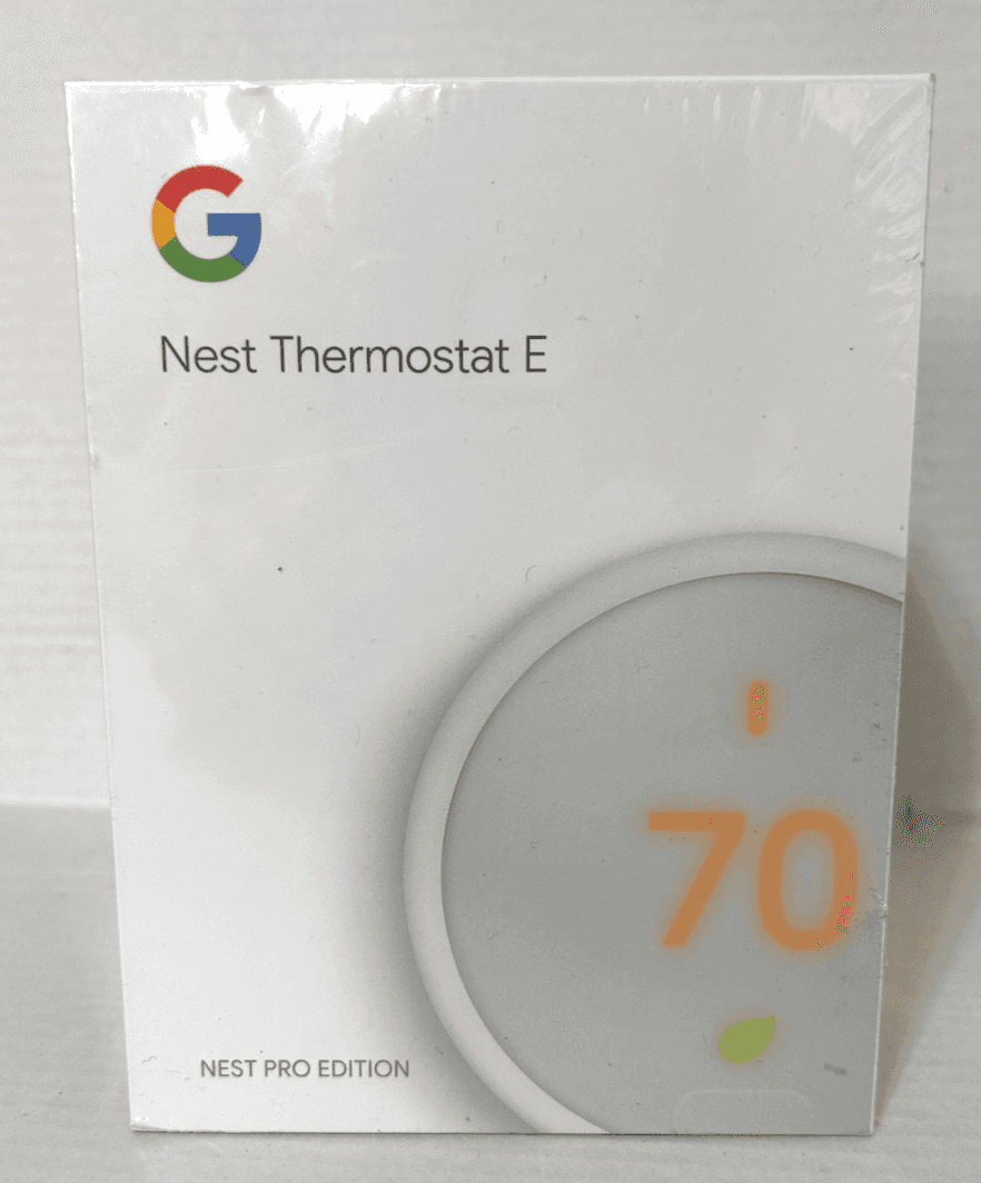 Complete Kit Google Nest T4001ES Nest Thermostat E Smart - White T4000ES Seale