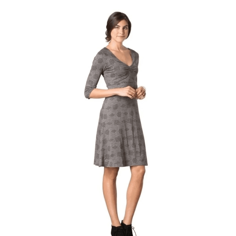 Toad&Co Rosalinda Midi Athletic Dress size M Organic Cotton Granola v