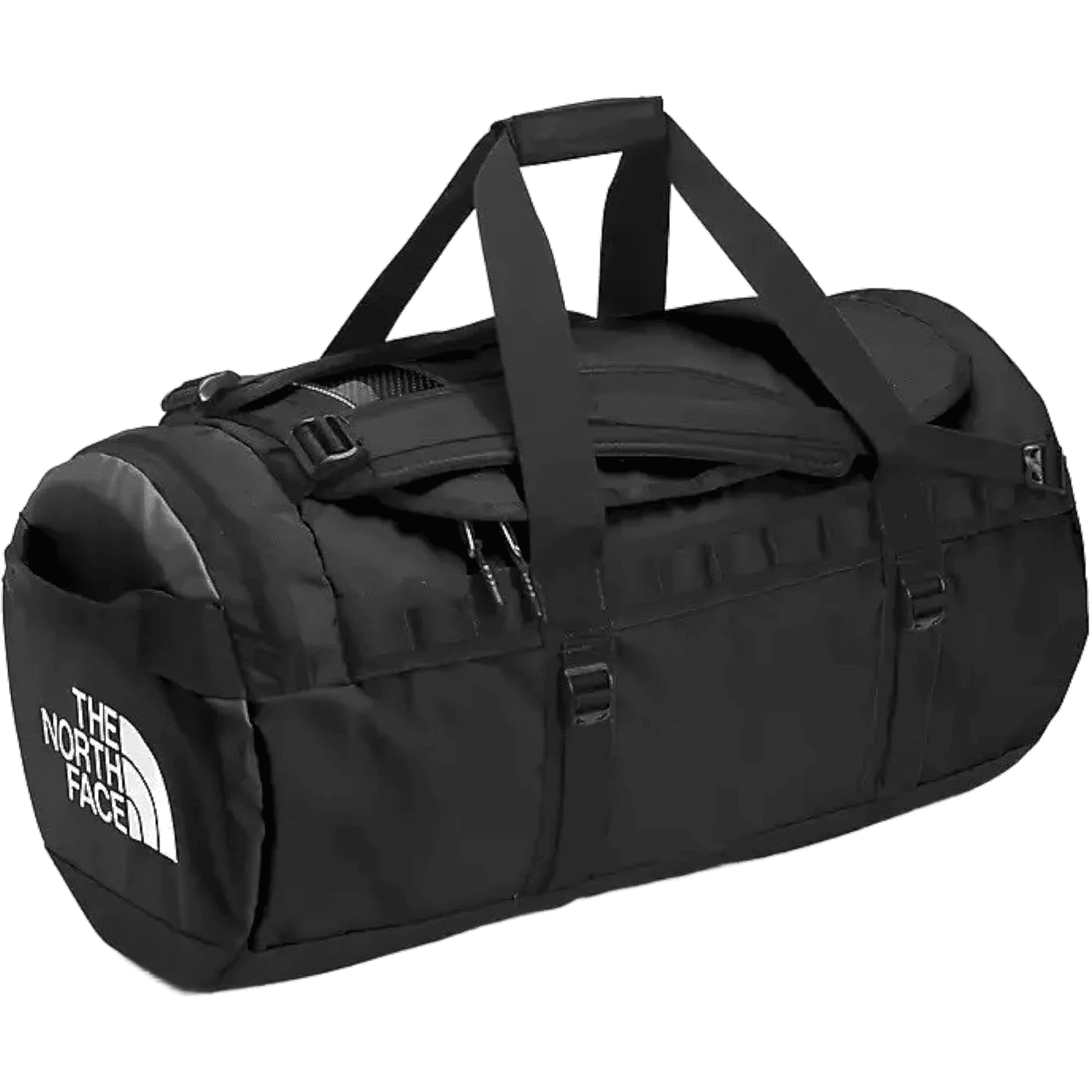 NWT $160 The North Face Base Camp Golden State Duffel Bag Black 71L M Travel