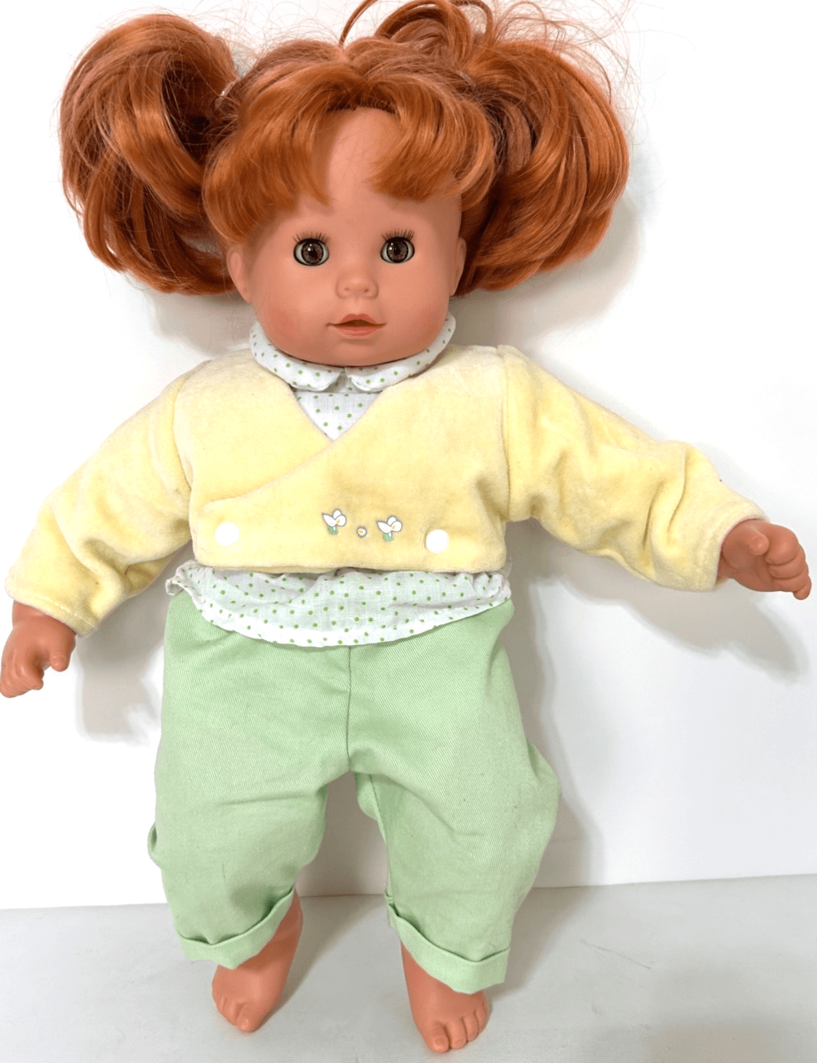 Gotz Germany Maxy Muffin Ginger Red Hair 16” Doll w/ Outfit Soft Body EUC
