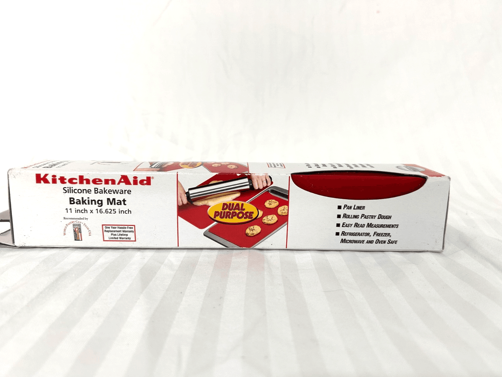 New 2004 Kitchen Aid Silicone Baking Mat 11 in X 16.625 Oven Microwave Safe s