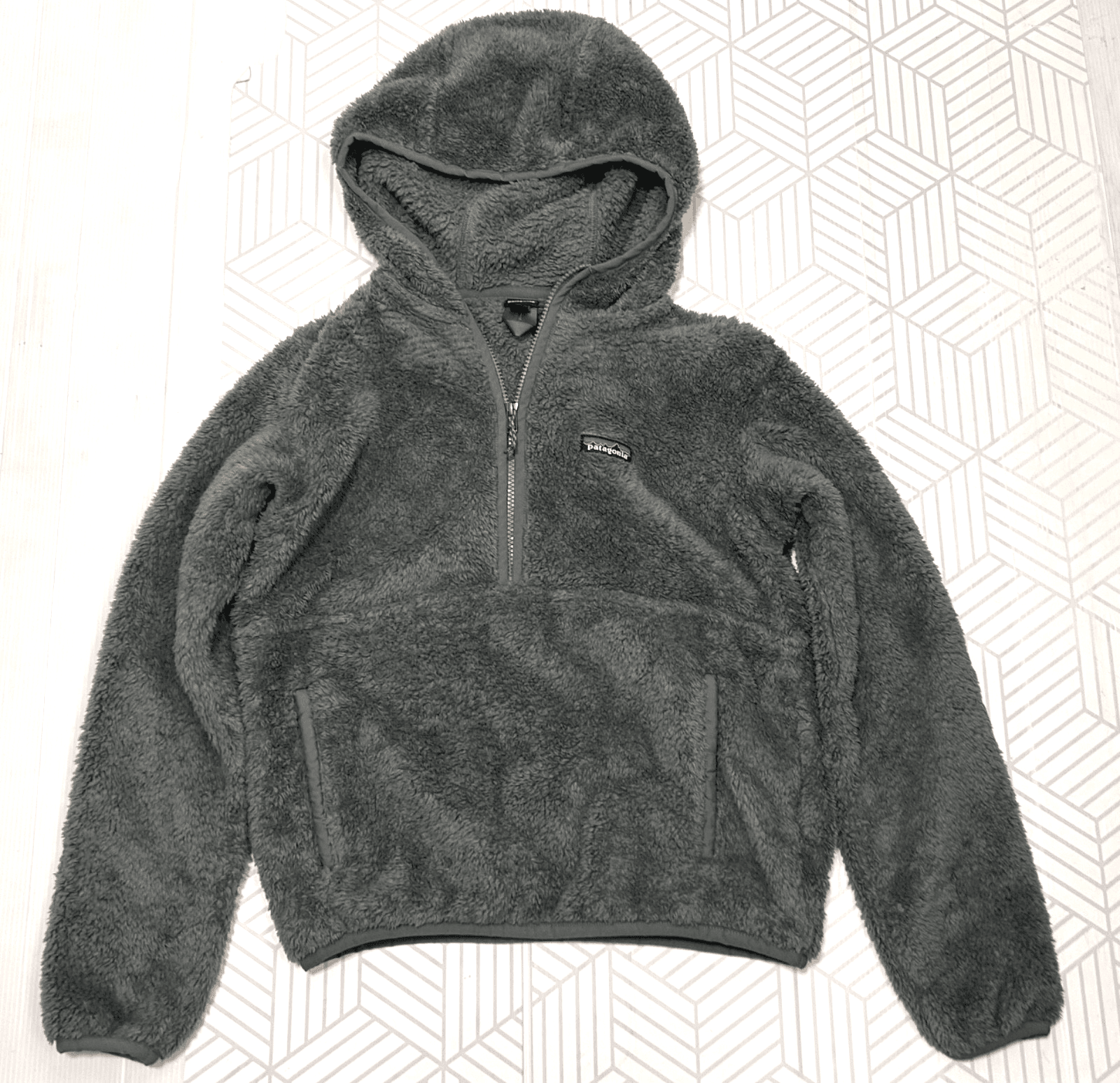 Patagonia 1/2 Zip Pullover Hoodie Womens size Small Los Gatos Gorpcore Hiking