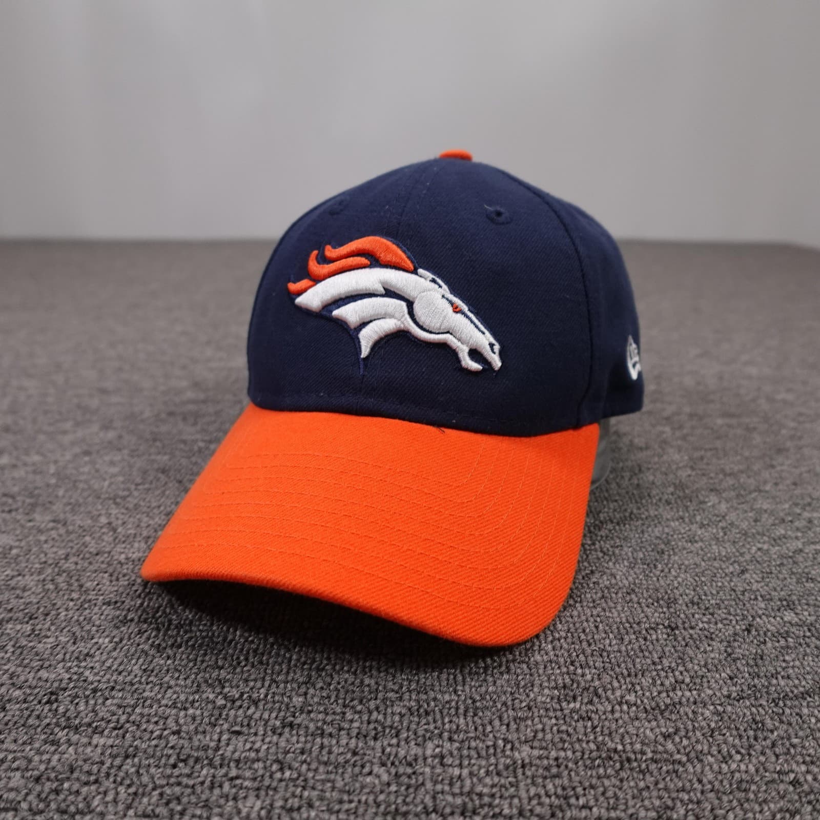 Denver Broncos Hat Cap Strap Back Mens One Size Blue Orange NFL Football New Era