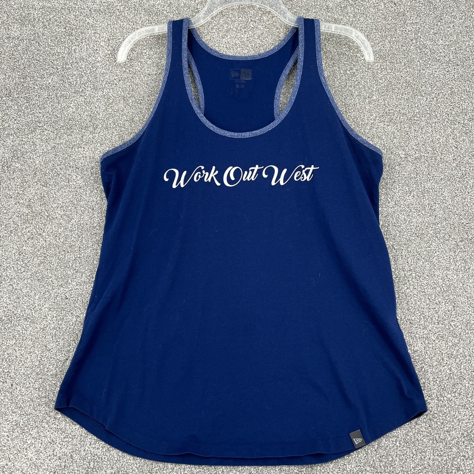 New Era Shirt Adult Extra Large Blue Tank Top Casual Activewear Ladies