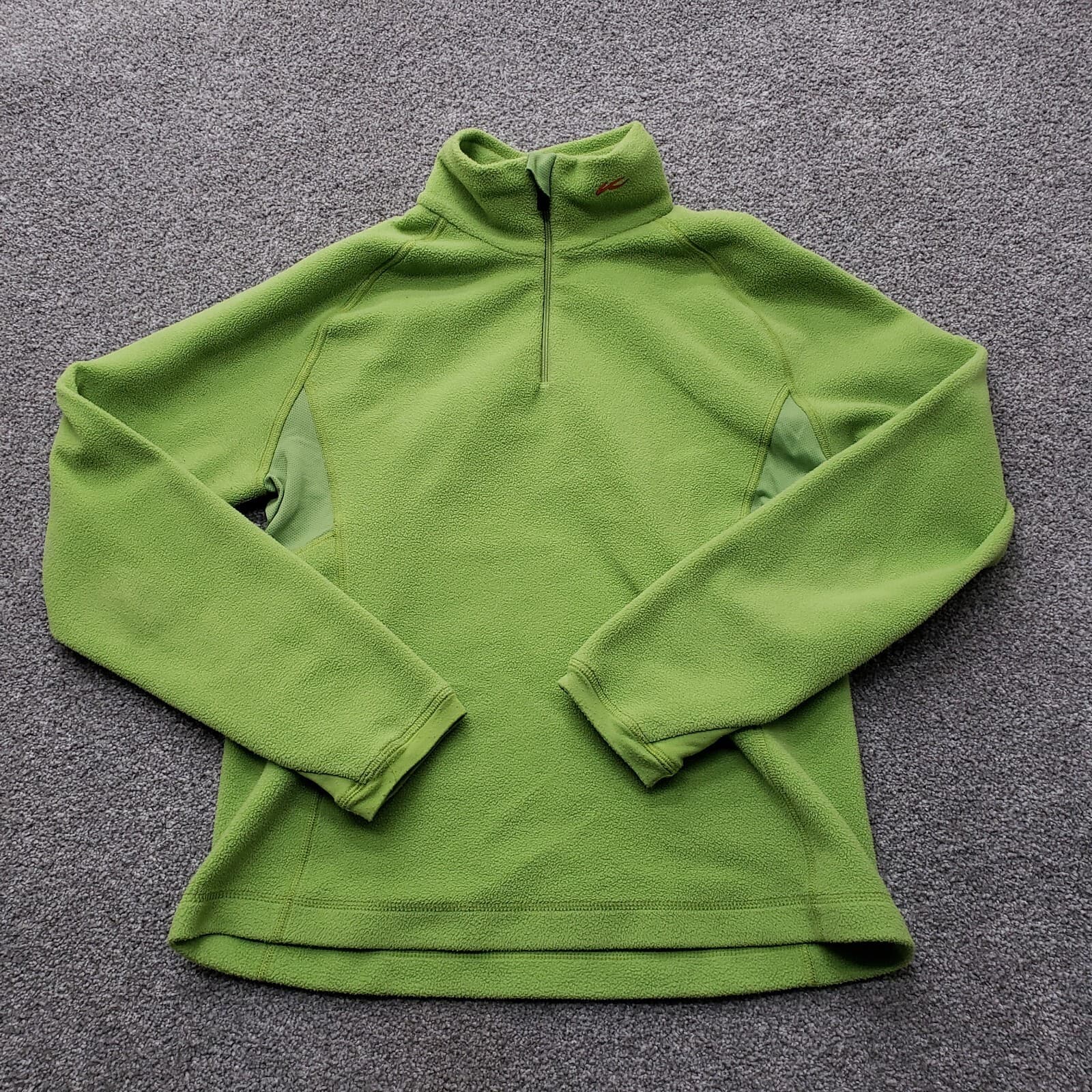 KJUS Sweater Adult Small Green Fleece Full Zip High Neck Casual Ladies