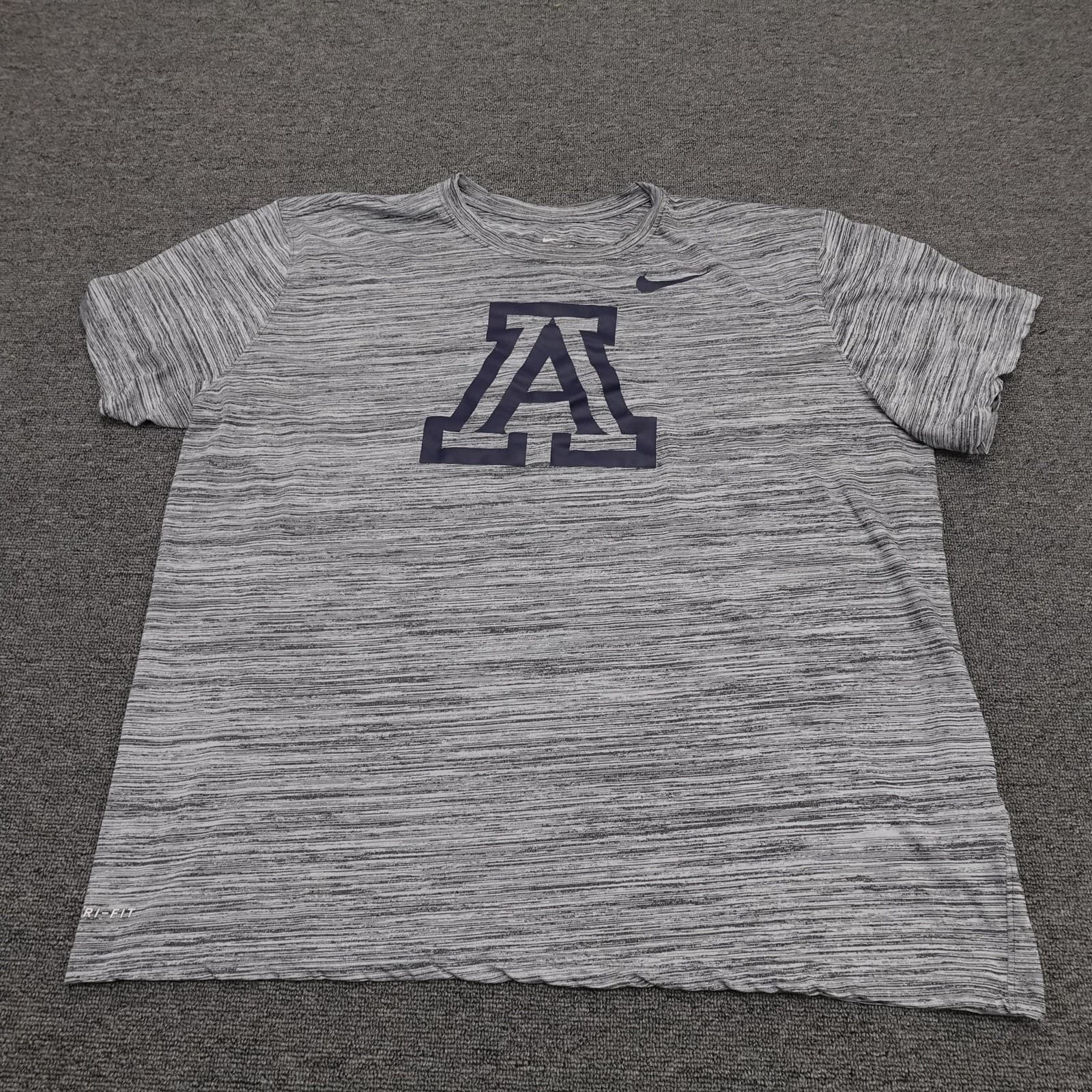 Arizona Wildcats Shirt Womens 2XL Gray Heather NCAA College Nike Dri-FIT Tee