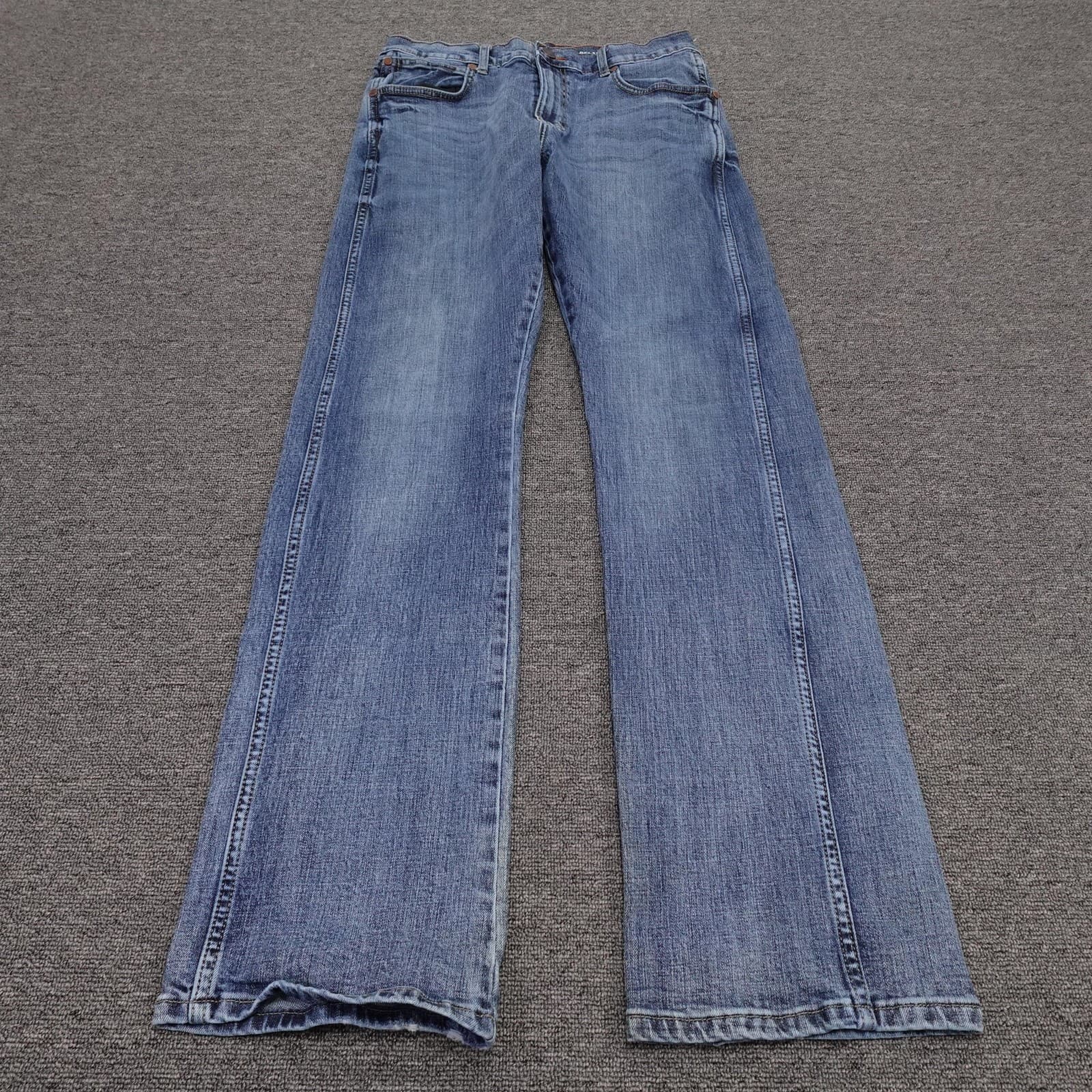 Wrangler Retro Relaxed Boot Jeans Mens 33x33 Blue Medium Wash Bootcut Denim