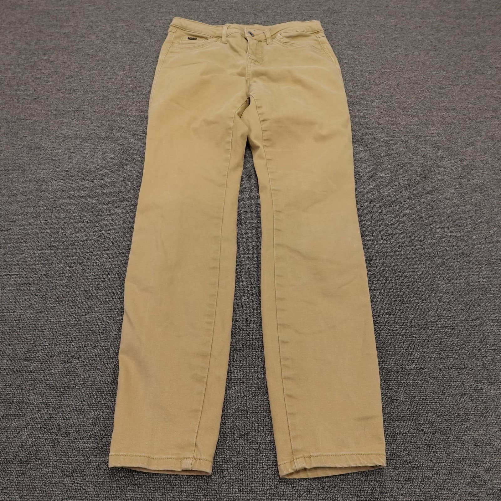 Kuhl Pants Womens 8 Beige Kontour Skinny Stretch High Rise 28x29 Casual