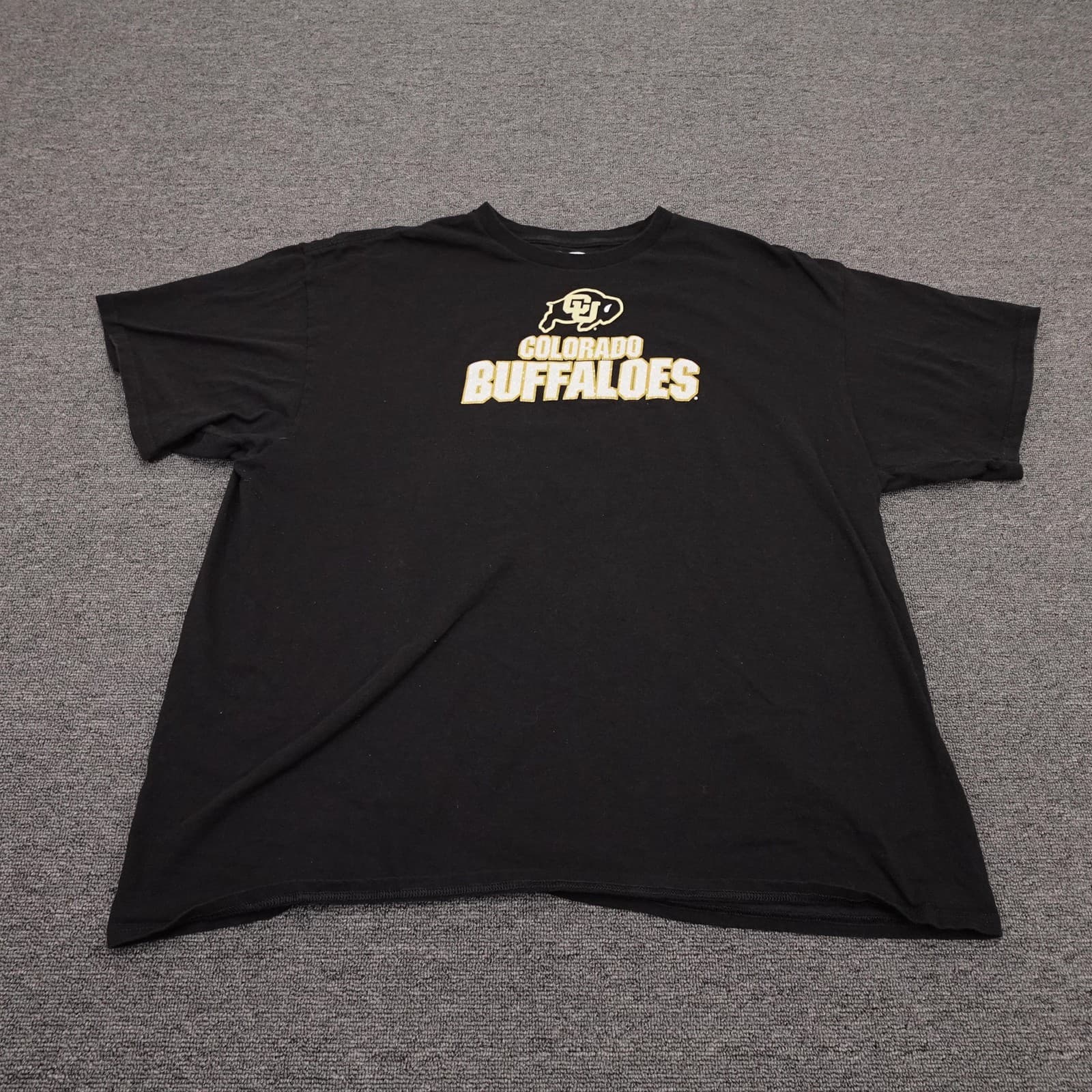 Colorado Buffaloes Shirt Mens 2XL Black NCAA Football Section 101 Majestic Tee