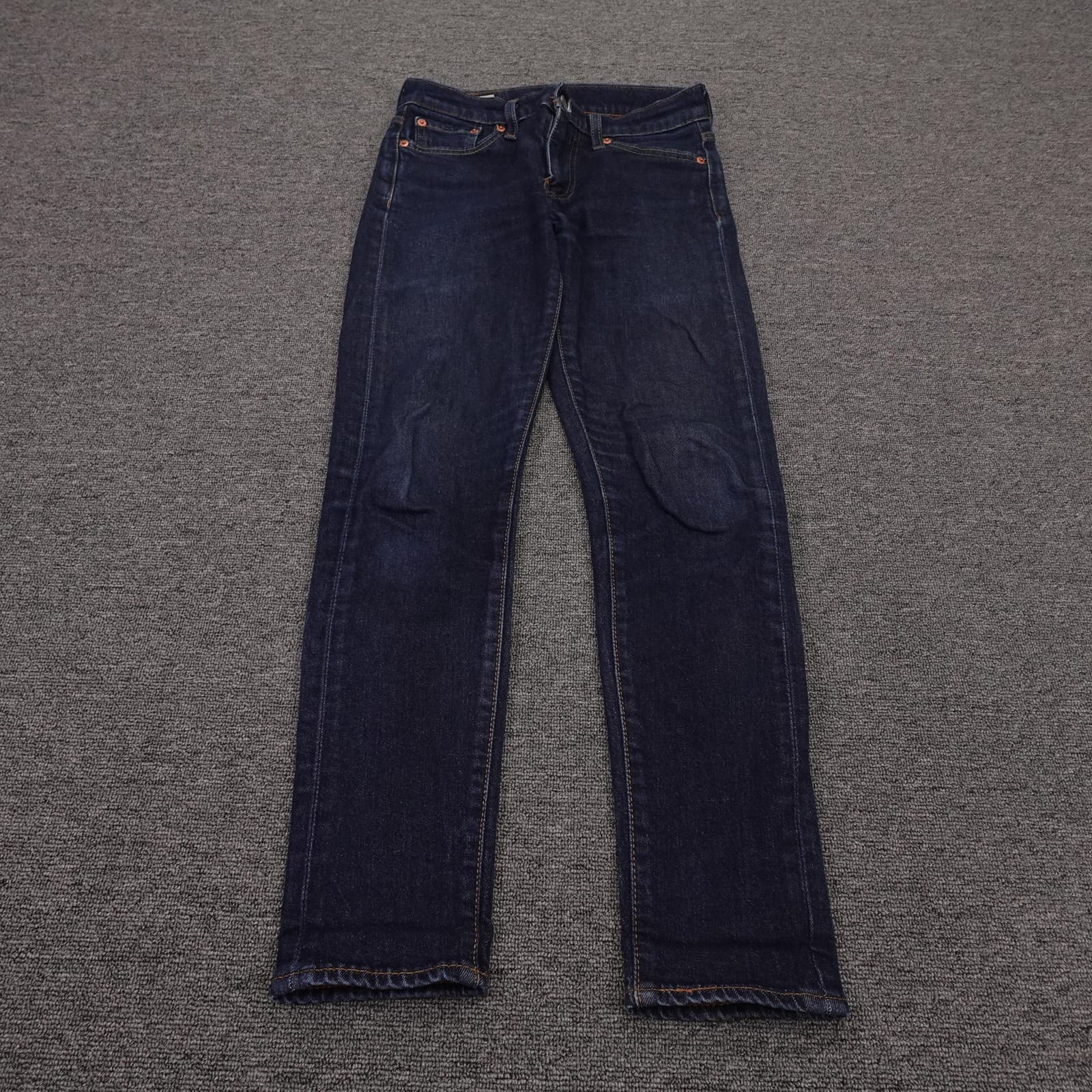 Levi's 510 Jeans Mens 28x30 Blue Dark Wash Skinny Slim Stretch Denim Pants