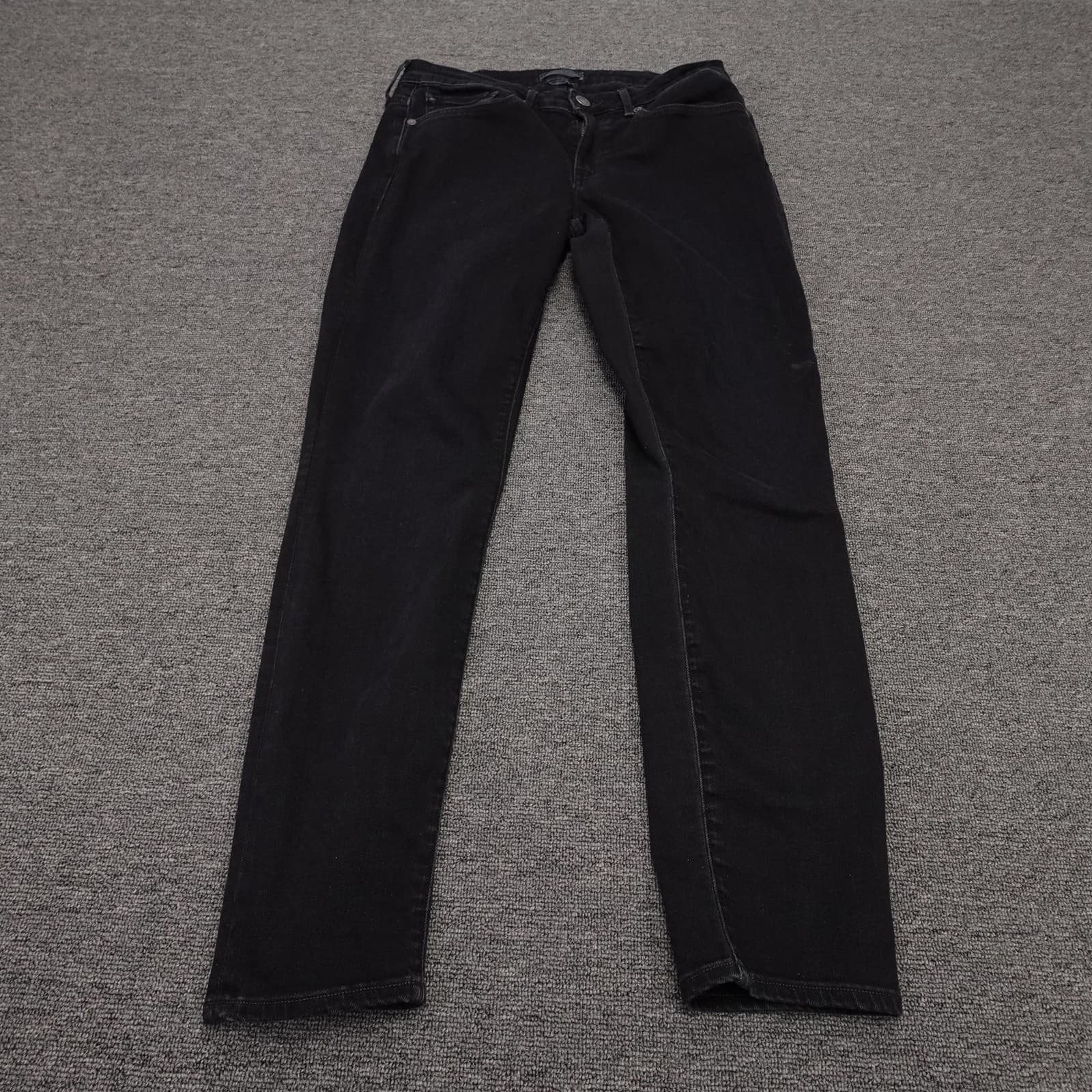 Levis Made & Crafted Empire Skinny Jeans Womens 31 Black Mid Rise 31x29 Denim