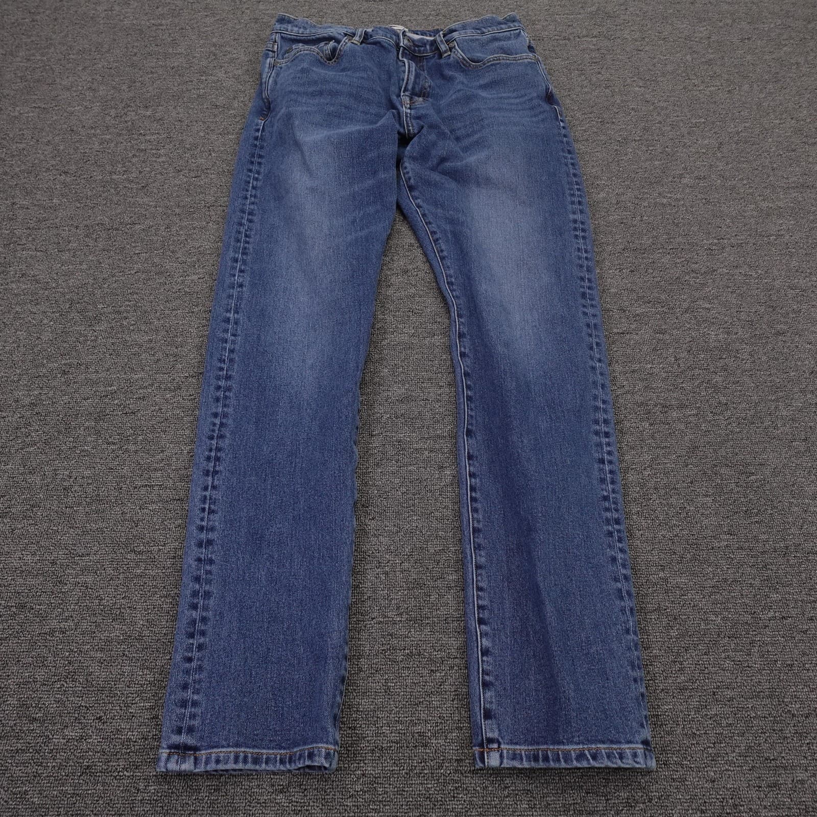 Flint And Tinder Jeans Mens 31x32 Blue Medium Wash Slim Fit Stretch Denim Pants