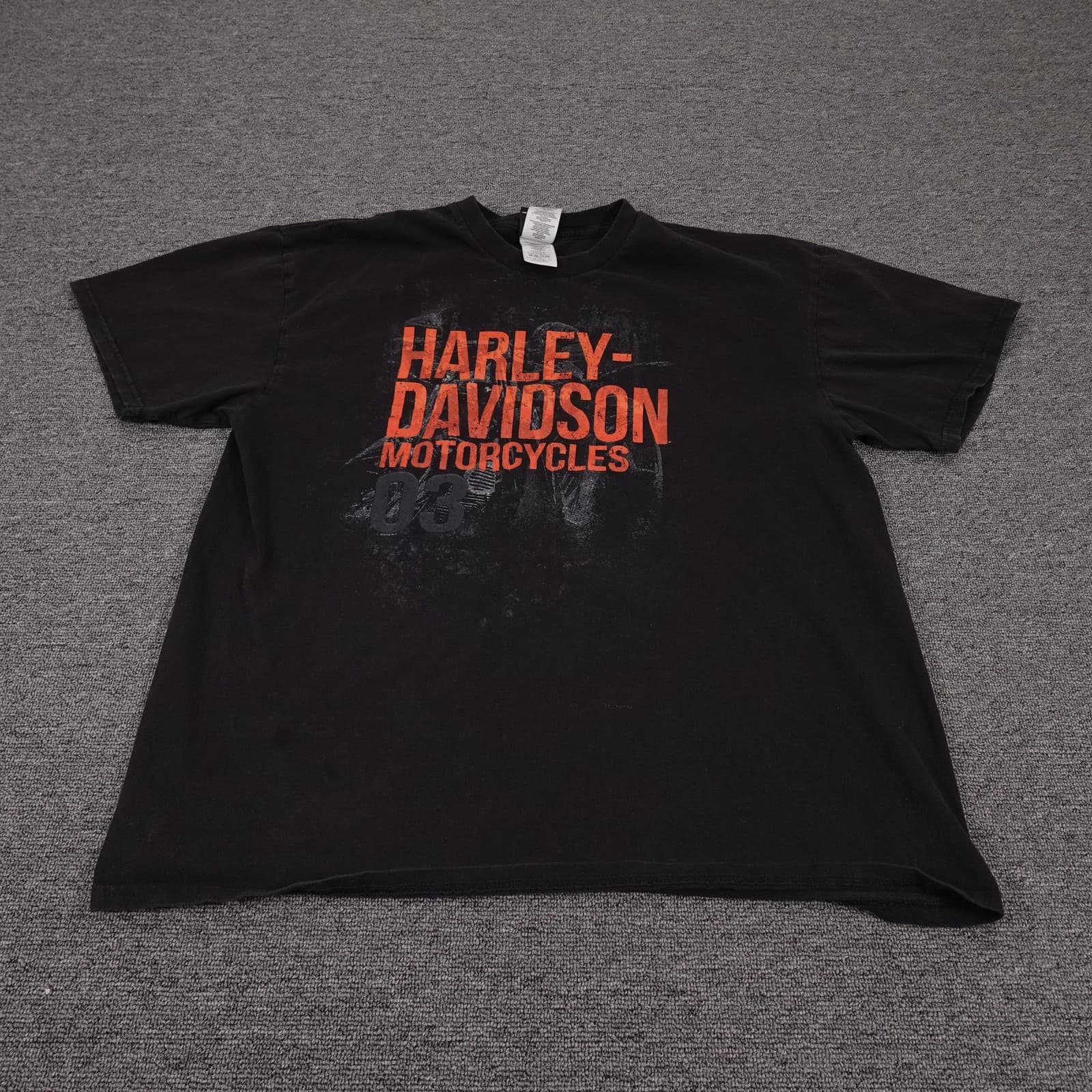 Harley-Davidson Shirt Mens XL Black Denver Colorado Motorcycle Graphic Tee