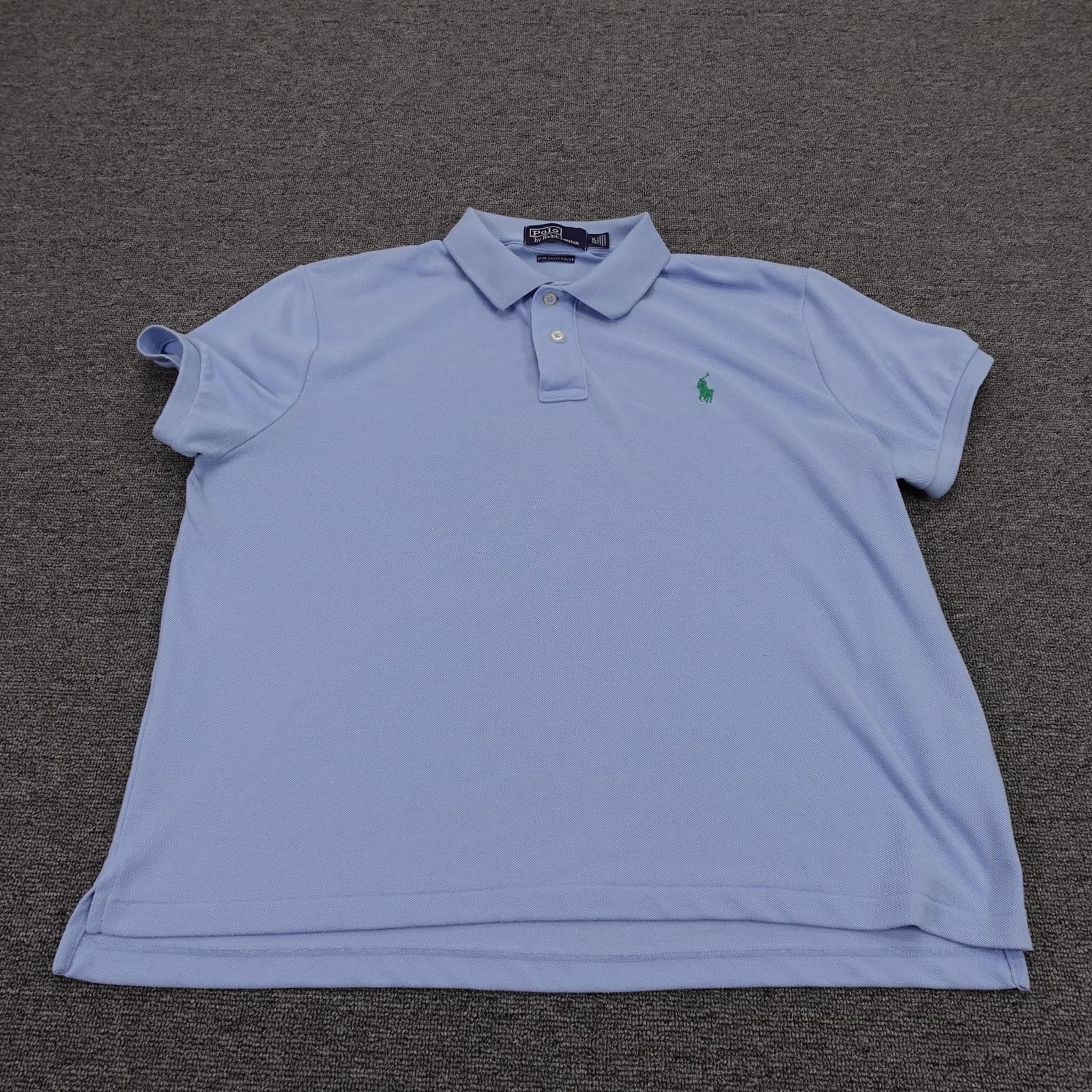 Polo Ralph Lauren Polo Shirt Youth XL Blue Earth Polo Pony Logo Short Sleeve